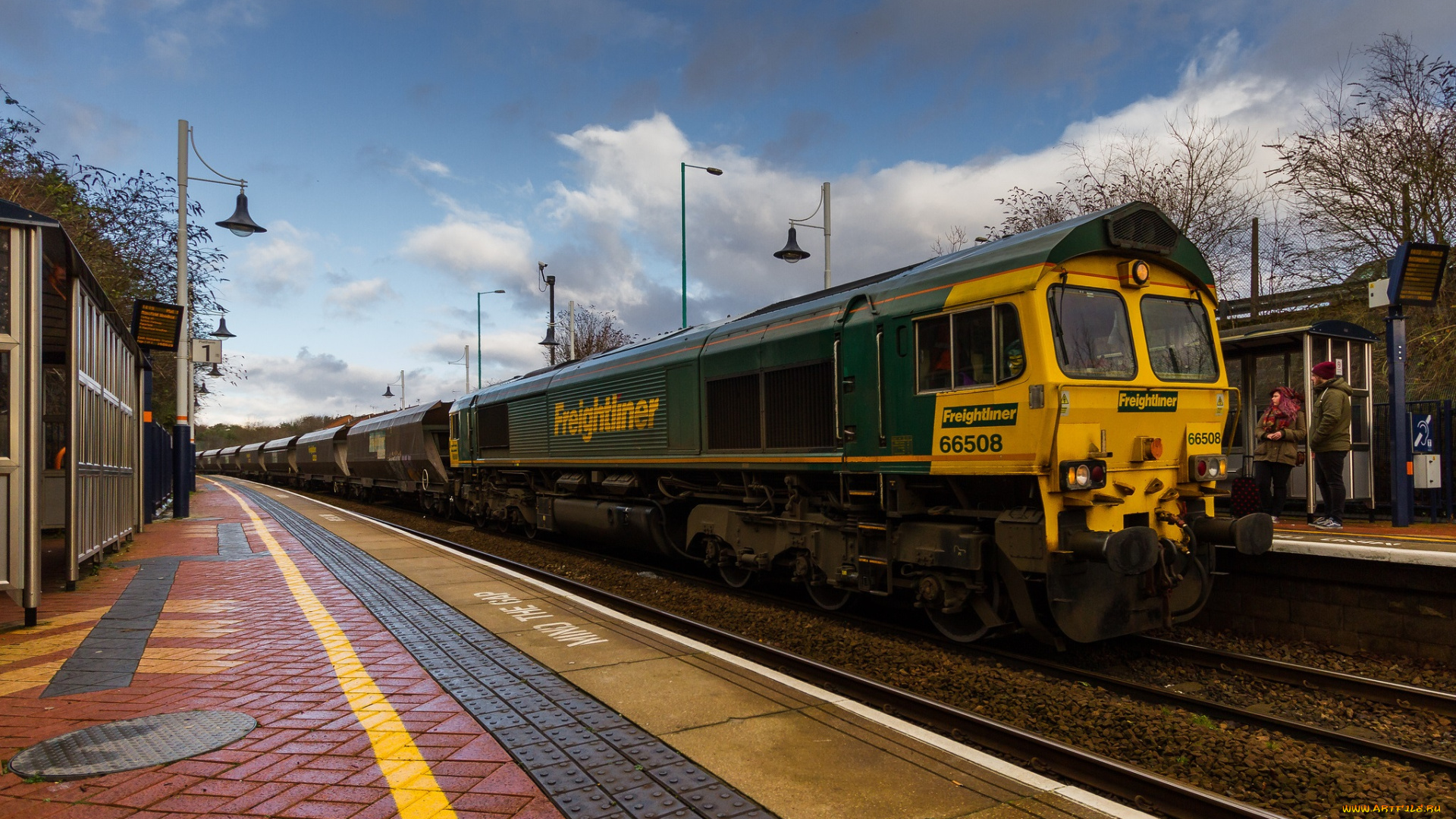 техника, поезда, вагоны, локомотив, рельсы, грузовой, состав, железная, дорога