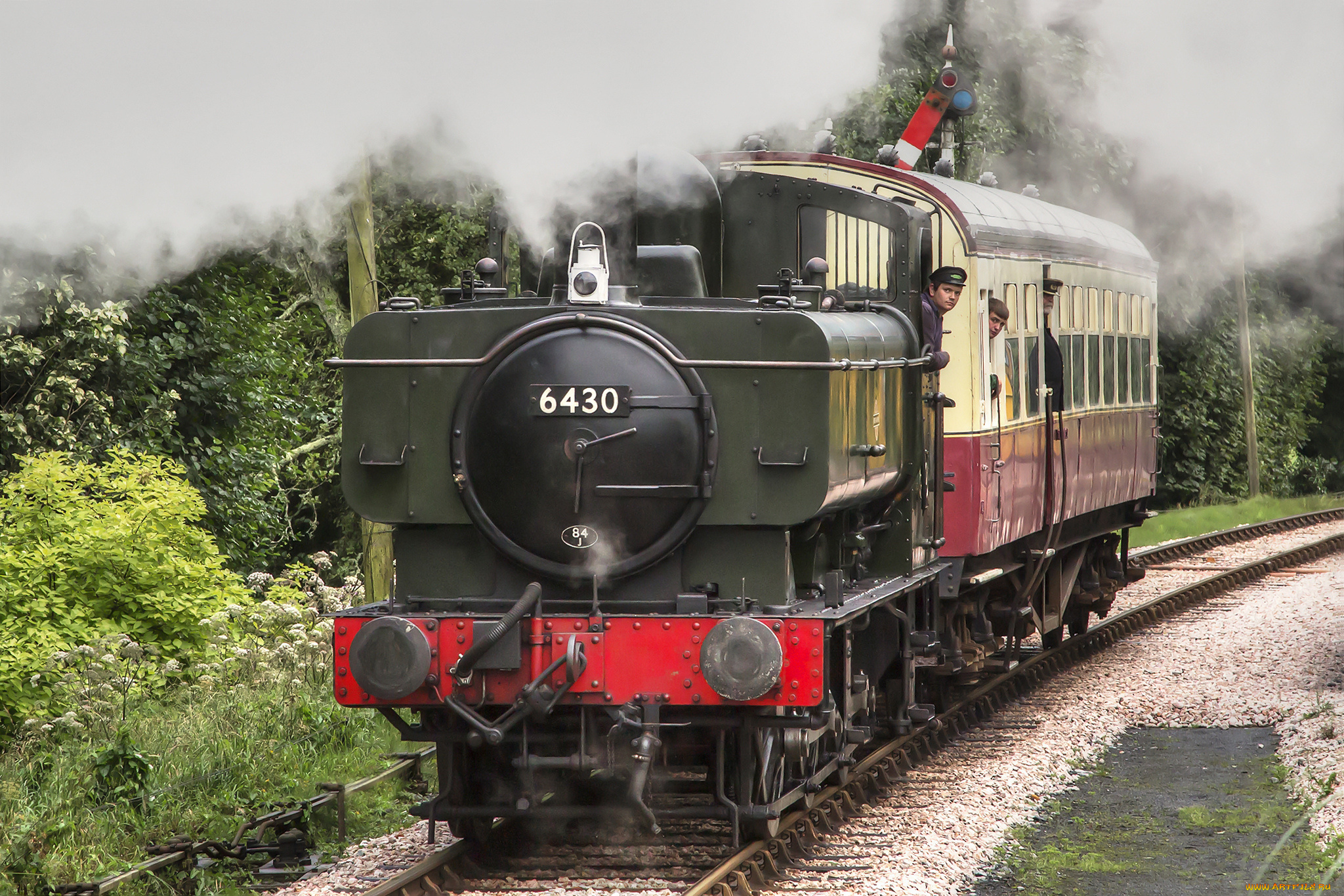 техника, паровозы, рельсы, железная, дорога, паровоз