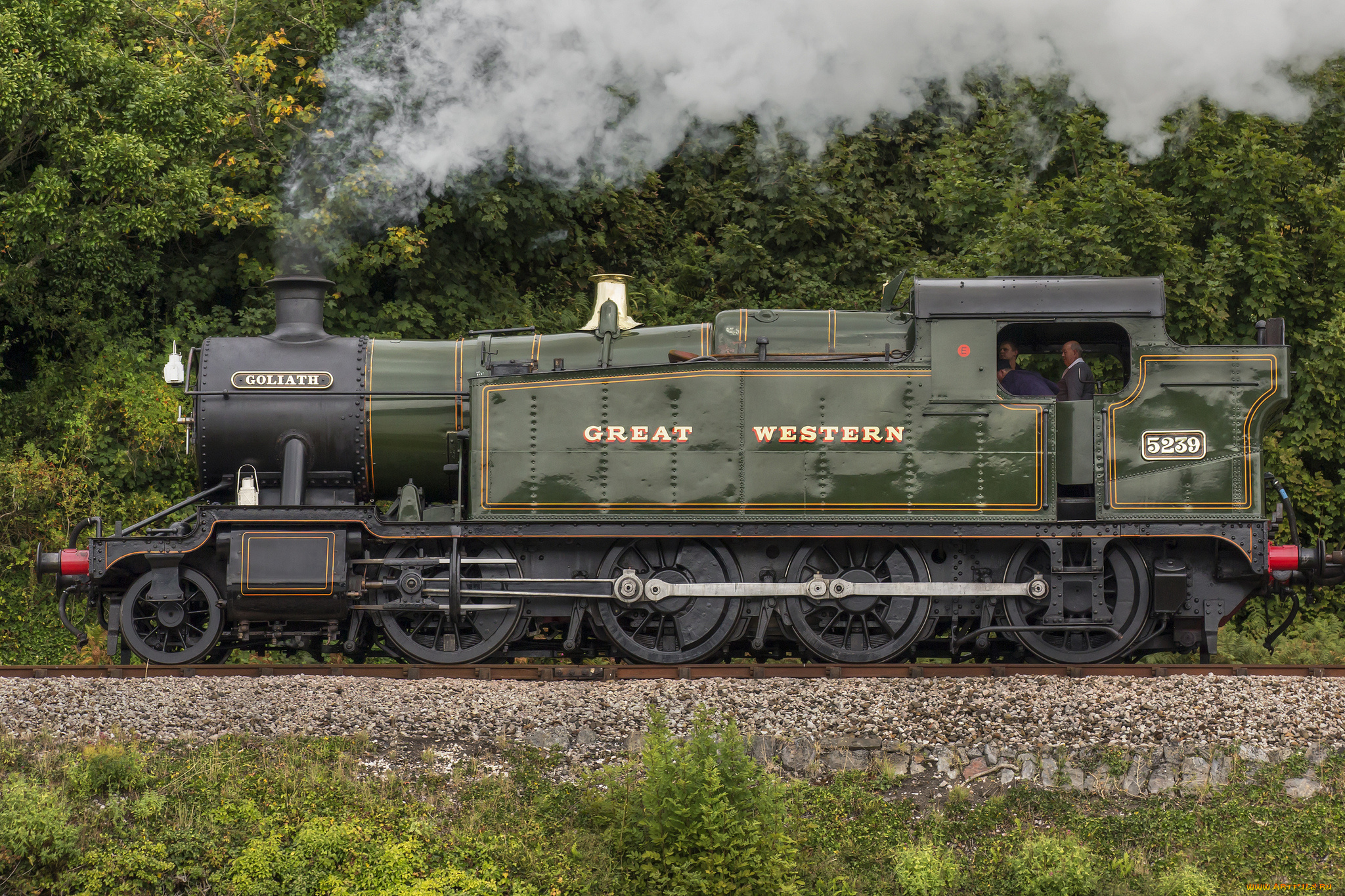 техника, паровозы, железная, дорога, паровоз, рельсы