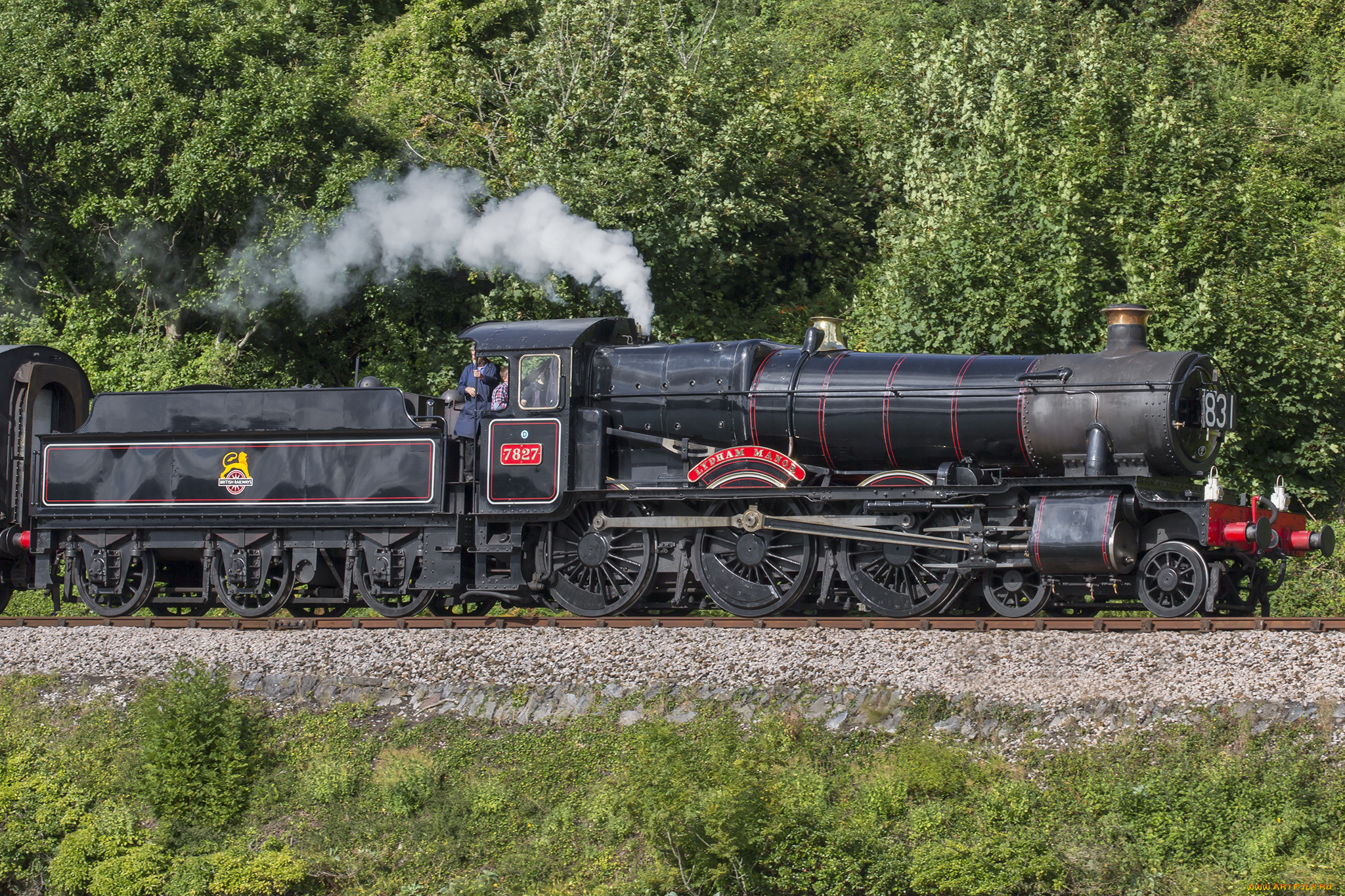 техника, паровозы, железная, дорога, рельсы, паровоз