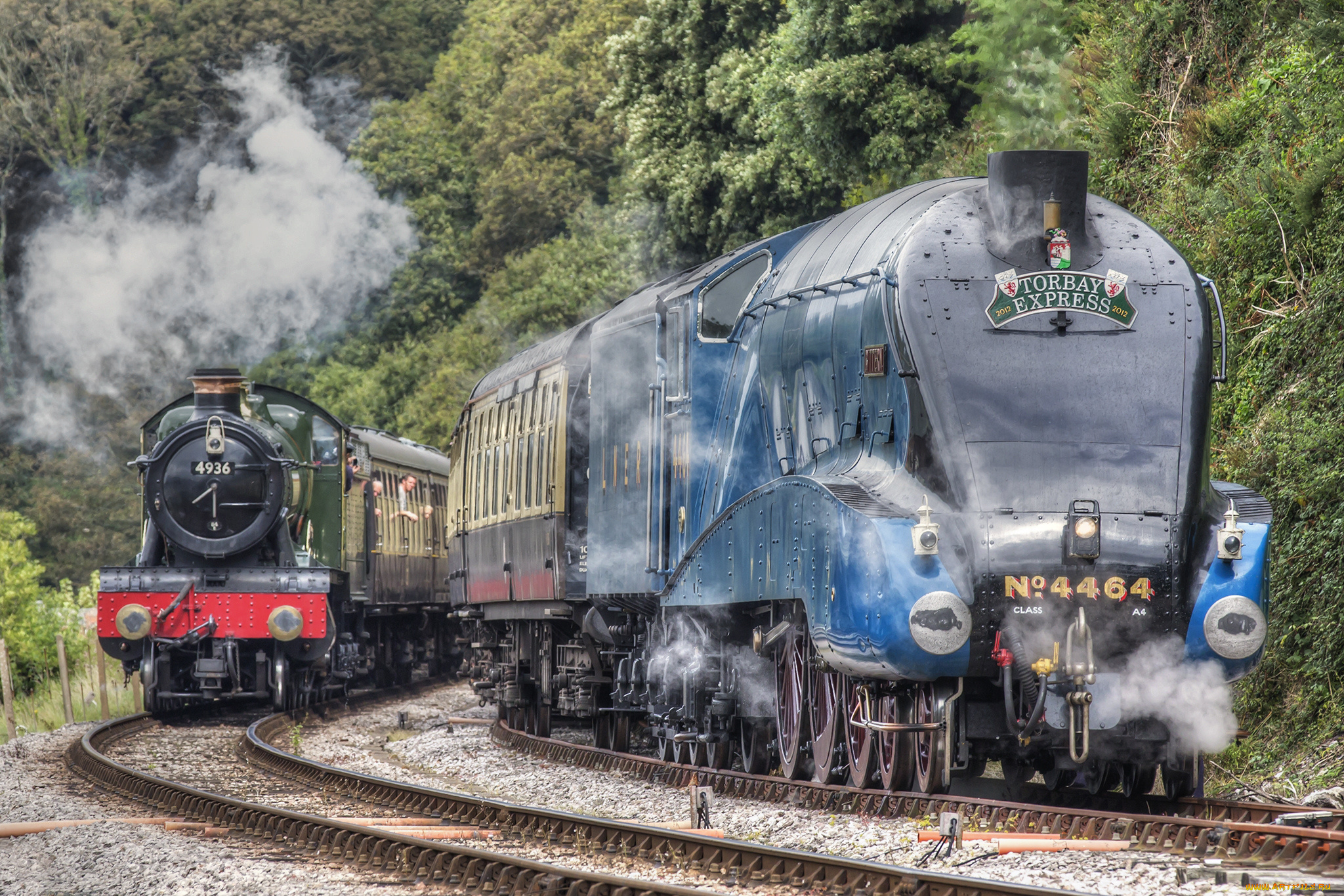 техника, паровозы, железная, дорога, рельсы