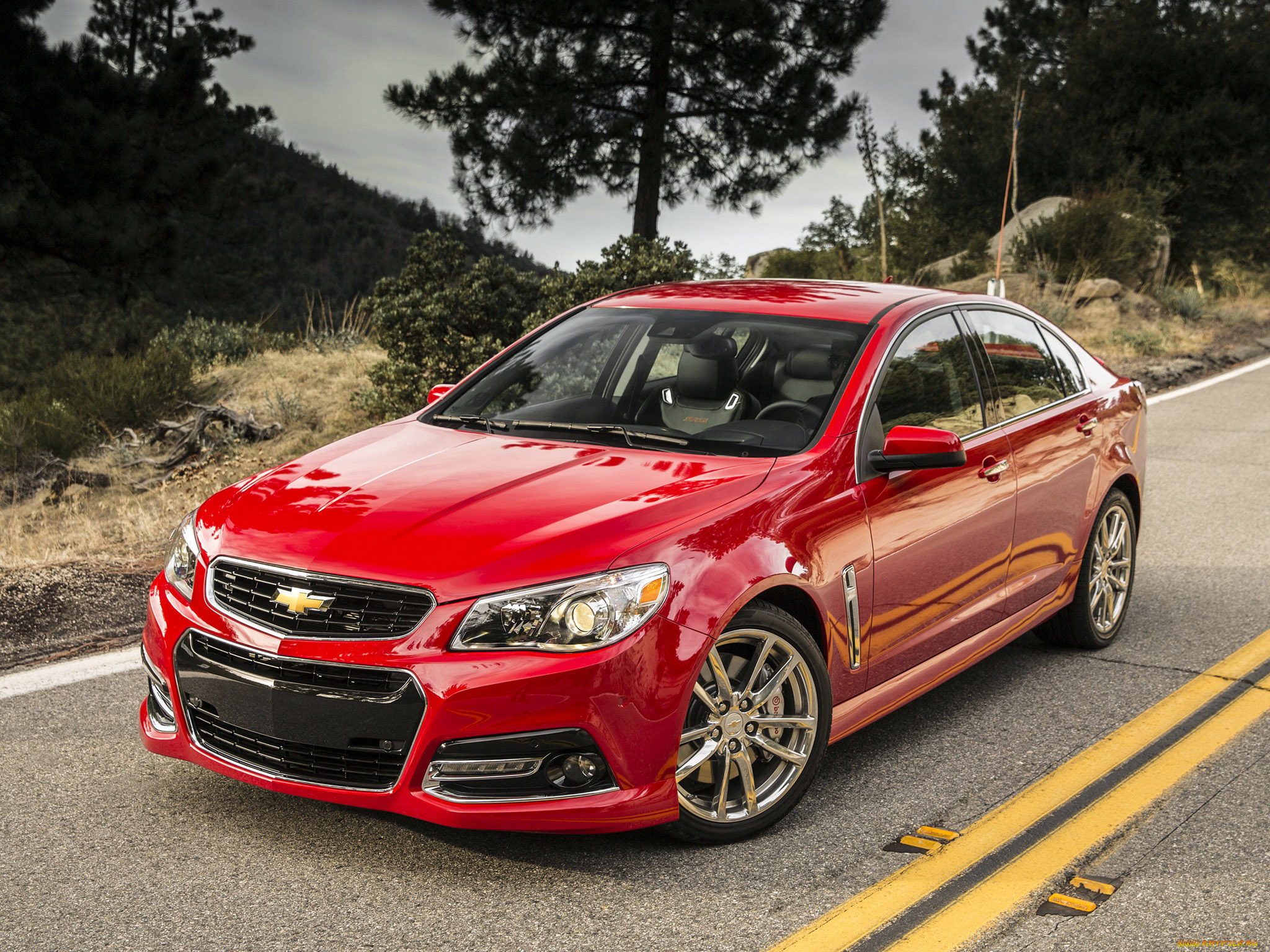 2013, chevrolet, ss, автомобили, chevrolet, красный, ss
