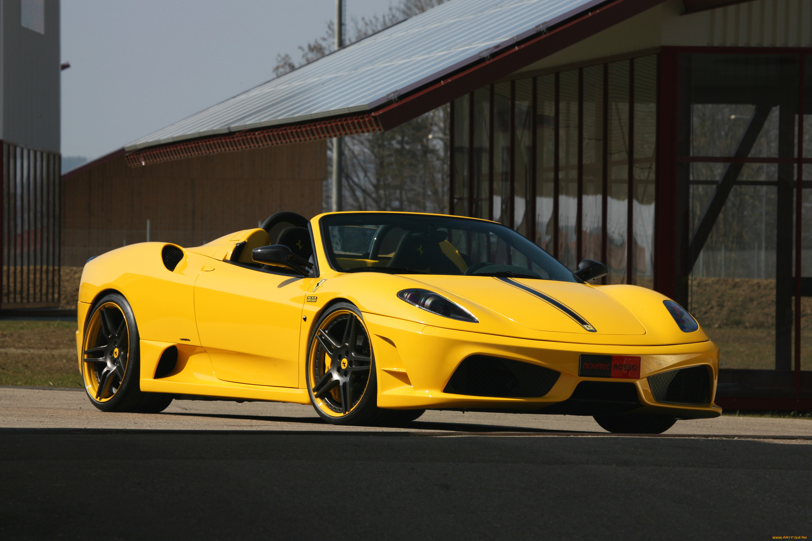 2009, ferrari, f430, scuderia, spider, 16m, автомобили, ferrari, scuderia, желтый