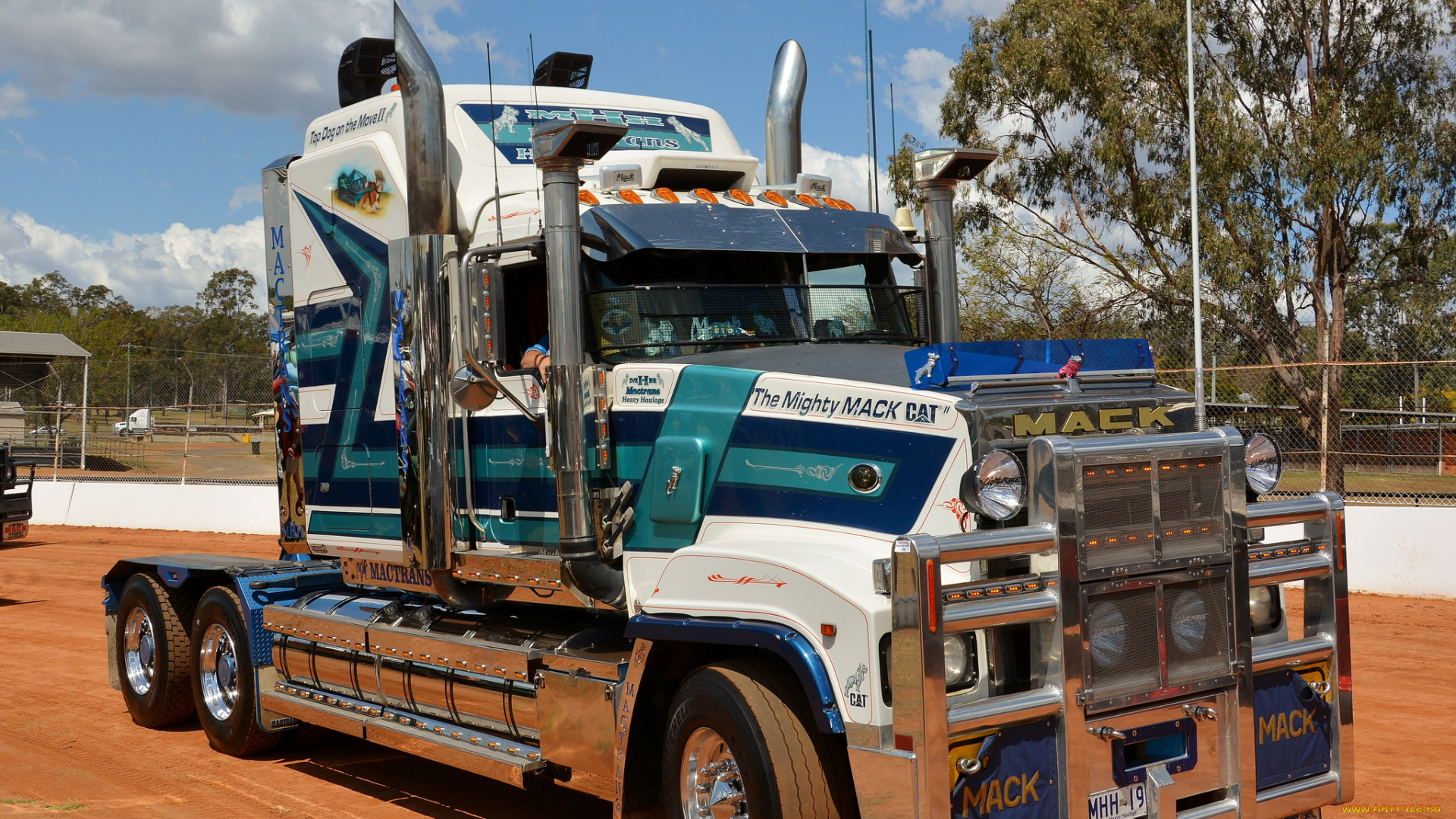 mack, автомобили, тягач, грузовик, седельный, тяжелый