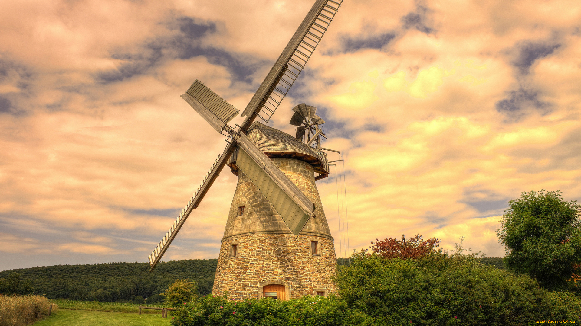 разное, мельницы, ветряк, мельница