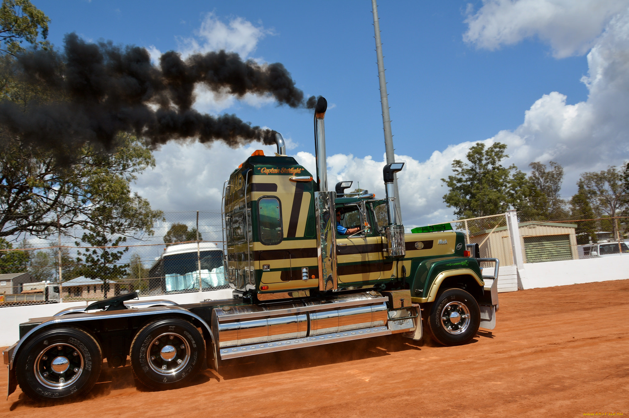 mack, superliner, автомобили, mack, тяжелый, тягач, седельный, грузовик