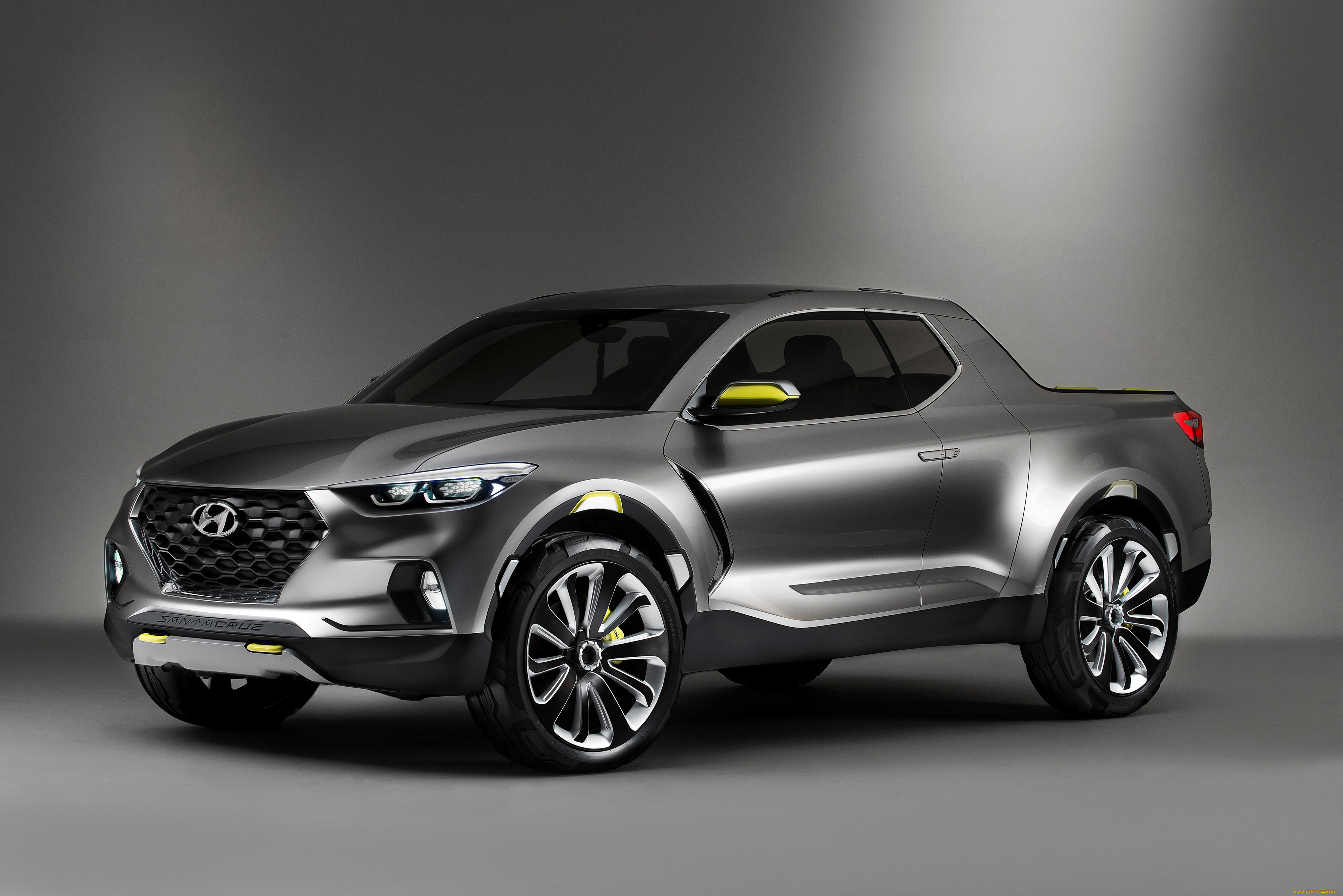 автомобили, hyundai, 2015г, темный, concept, cruz, santa