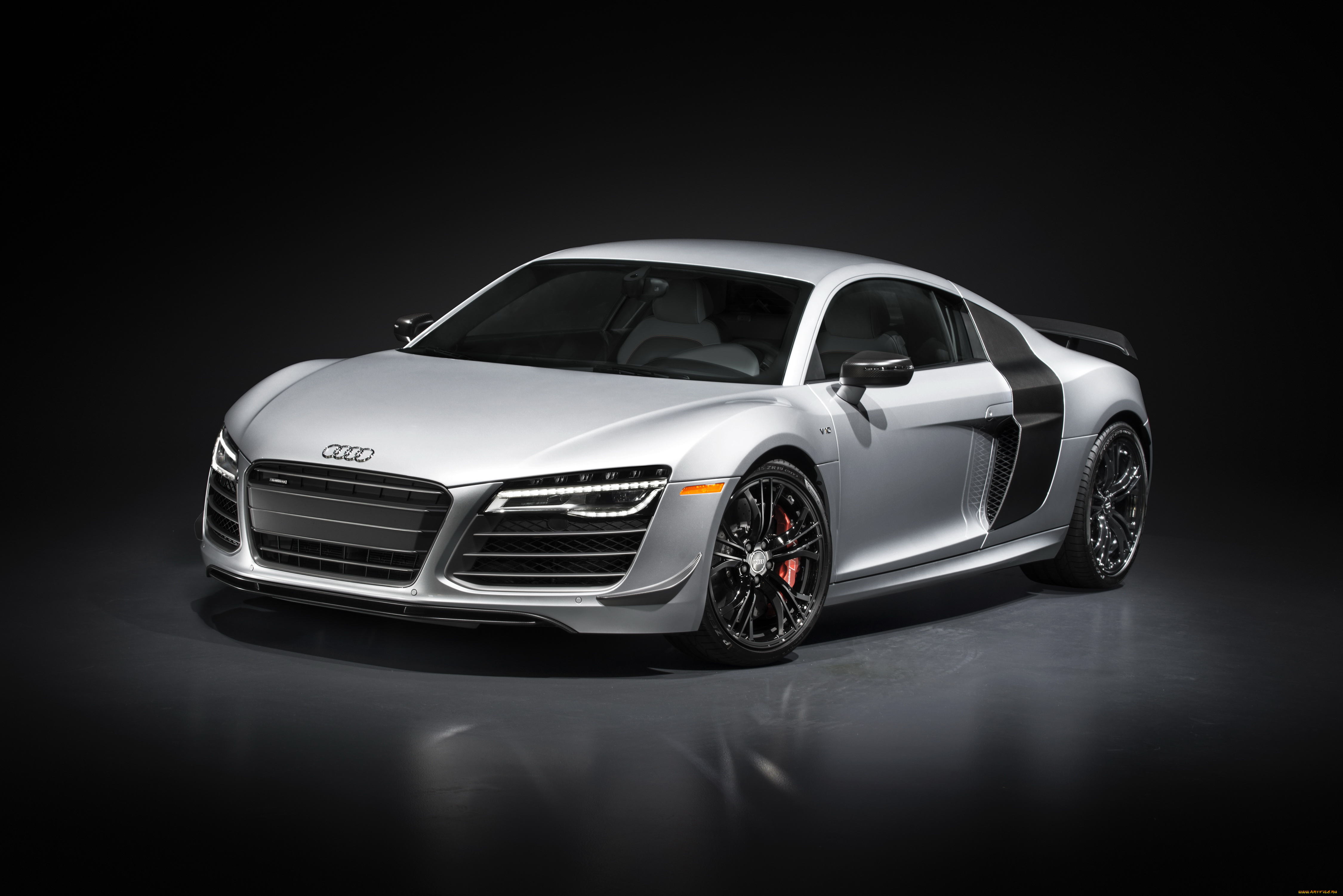 2014, audi, r8, competition, автомобили, audi, тюнинг, серебристый