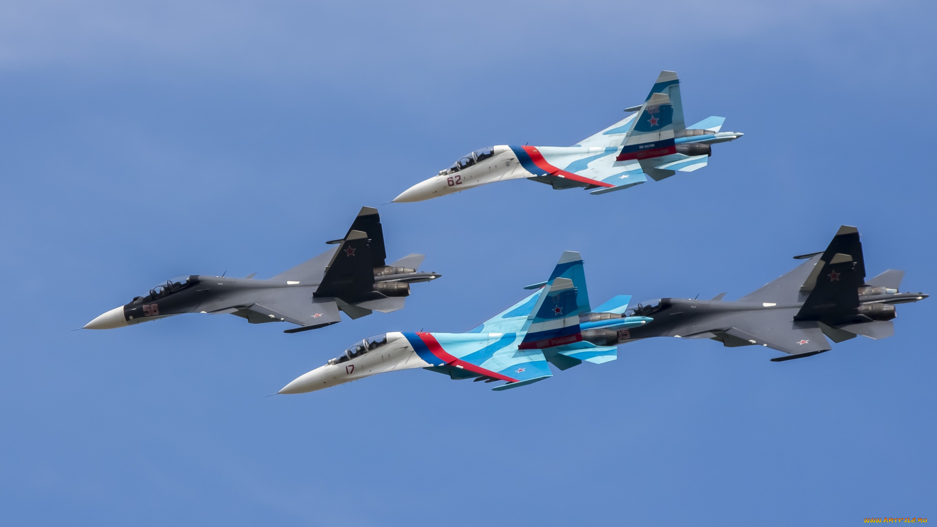 авиация, боевые, самолёты, звено