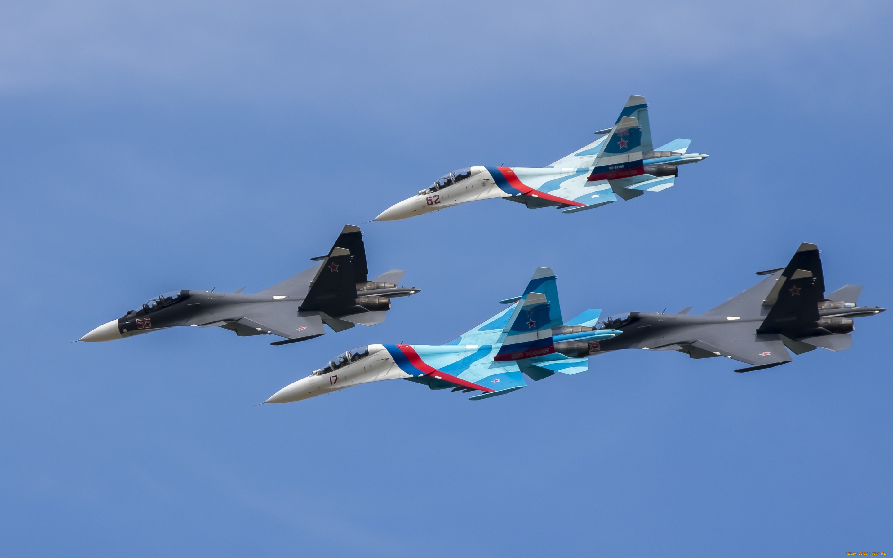 авиация, боевые, самолёты, звено