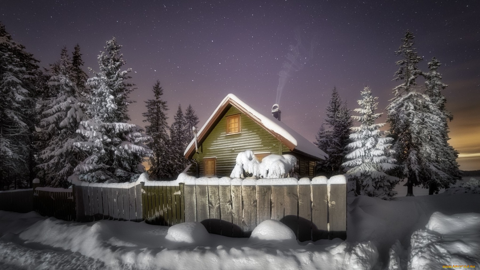 города, -, здания, , дома, дома, деревья, снег