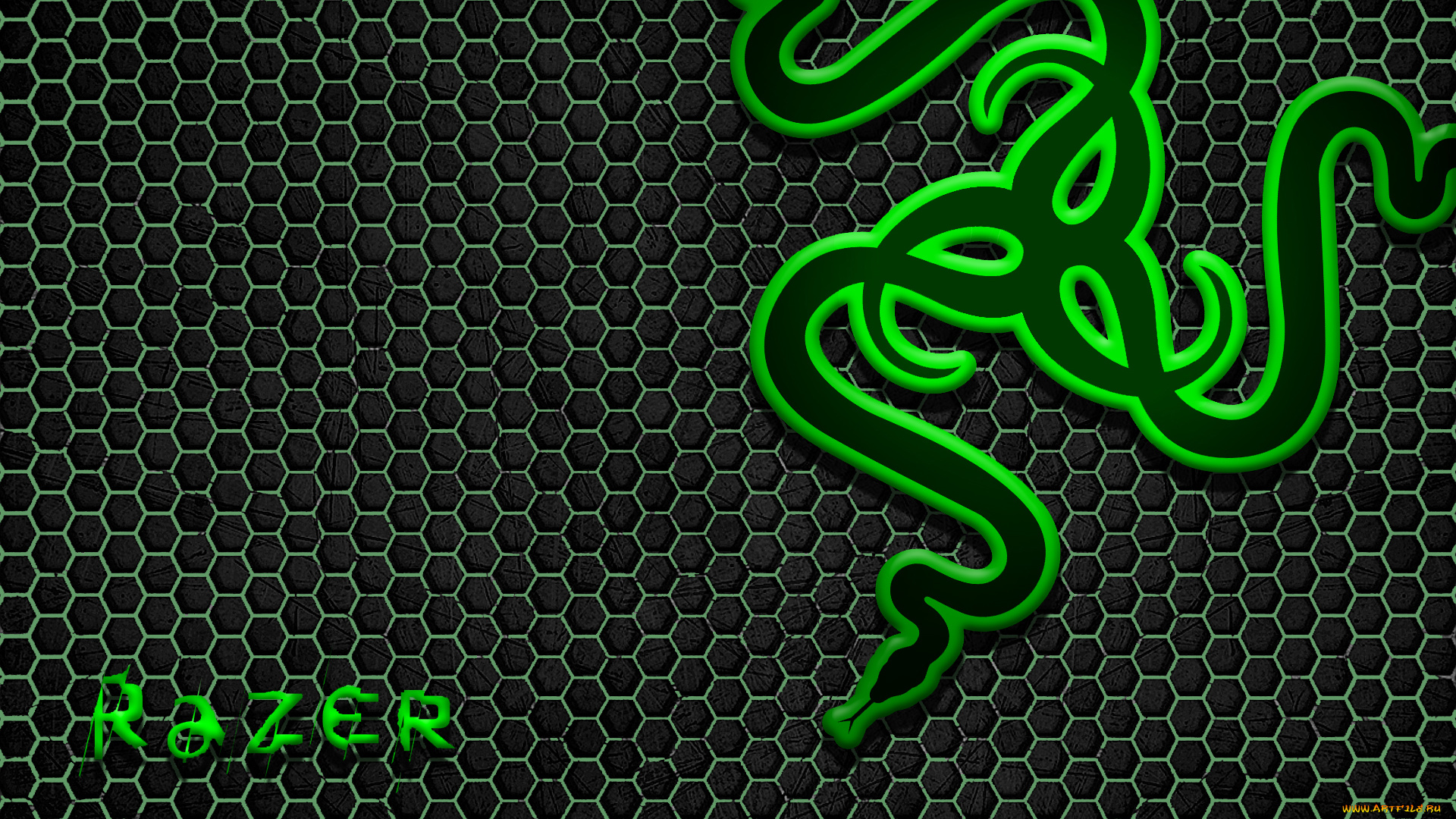 компьютеры, razer, цвета, фон, узор