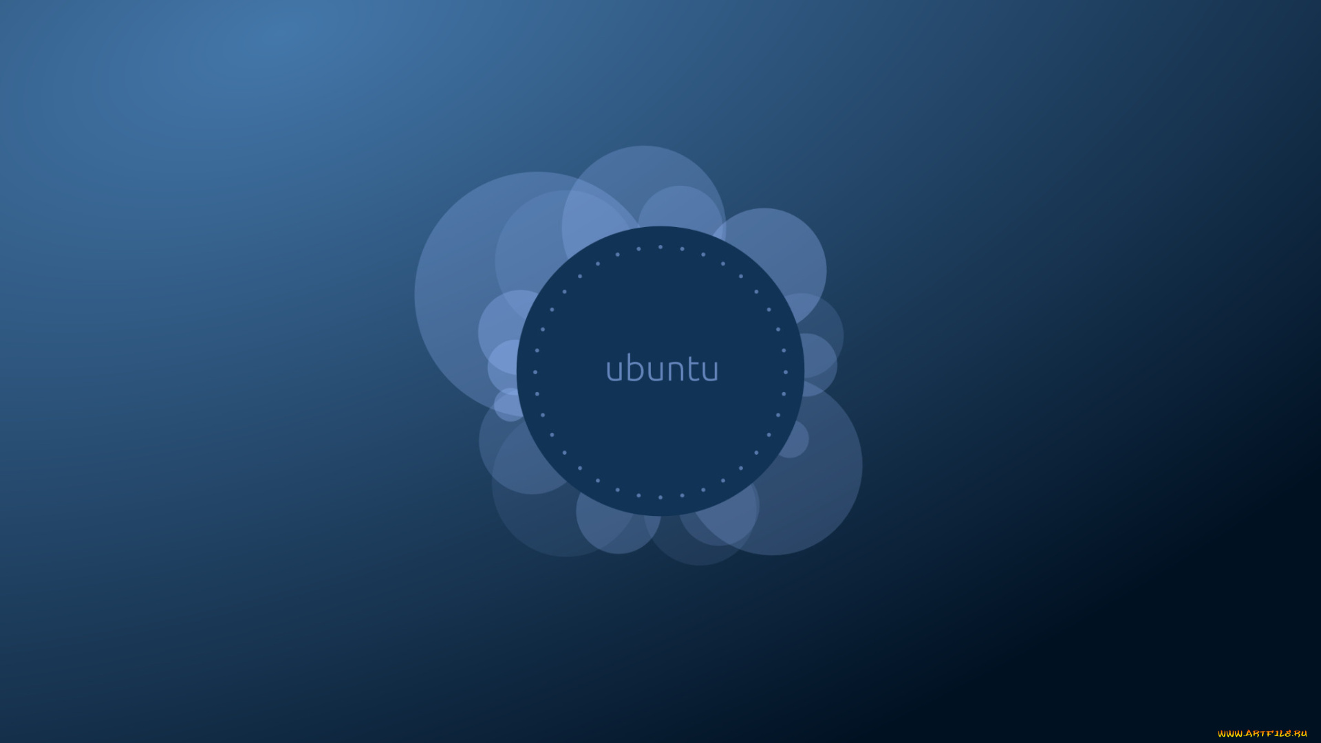 компьютеры, ubuntu, linux, фон, логотип