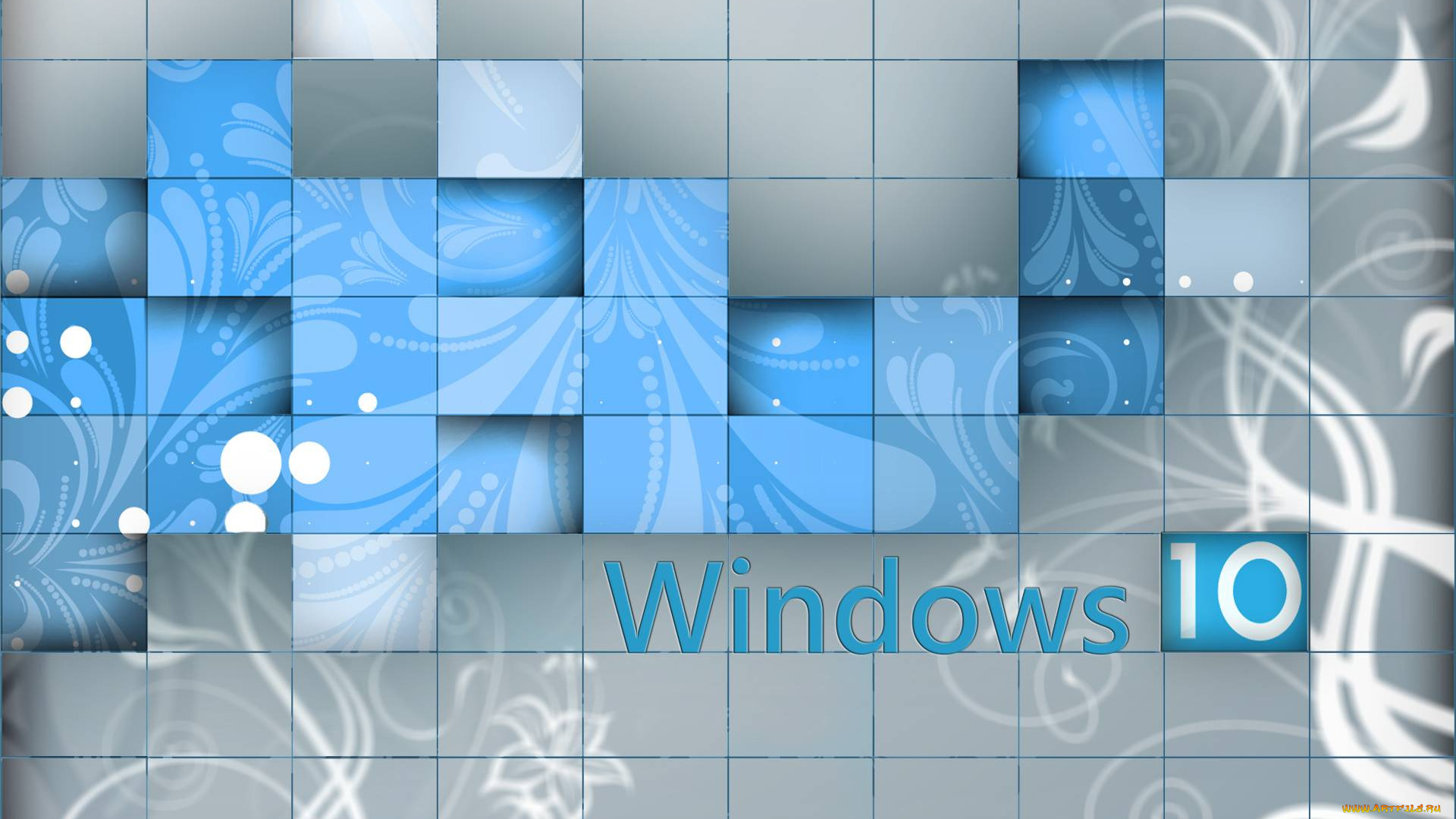 компьютеры, windows, , 10, фон, логотип