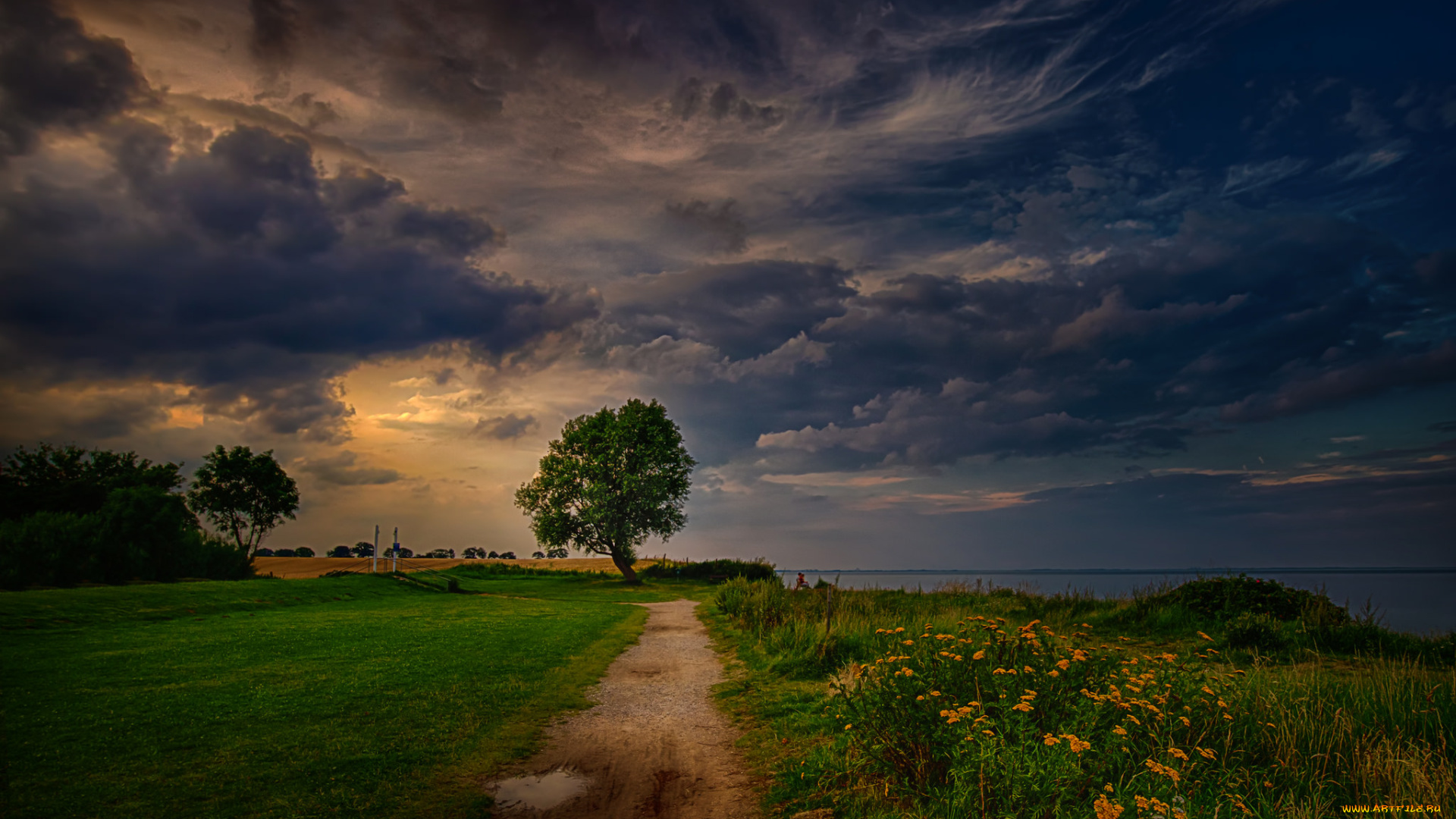 природа, дороги, тракт