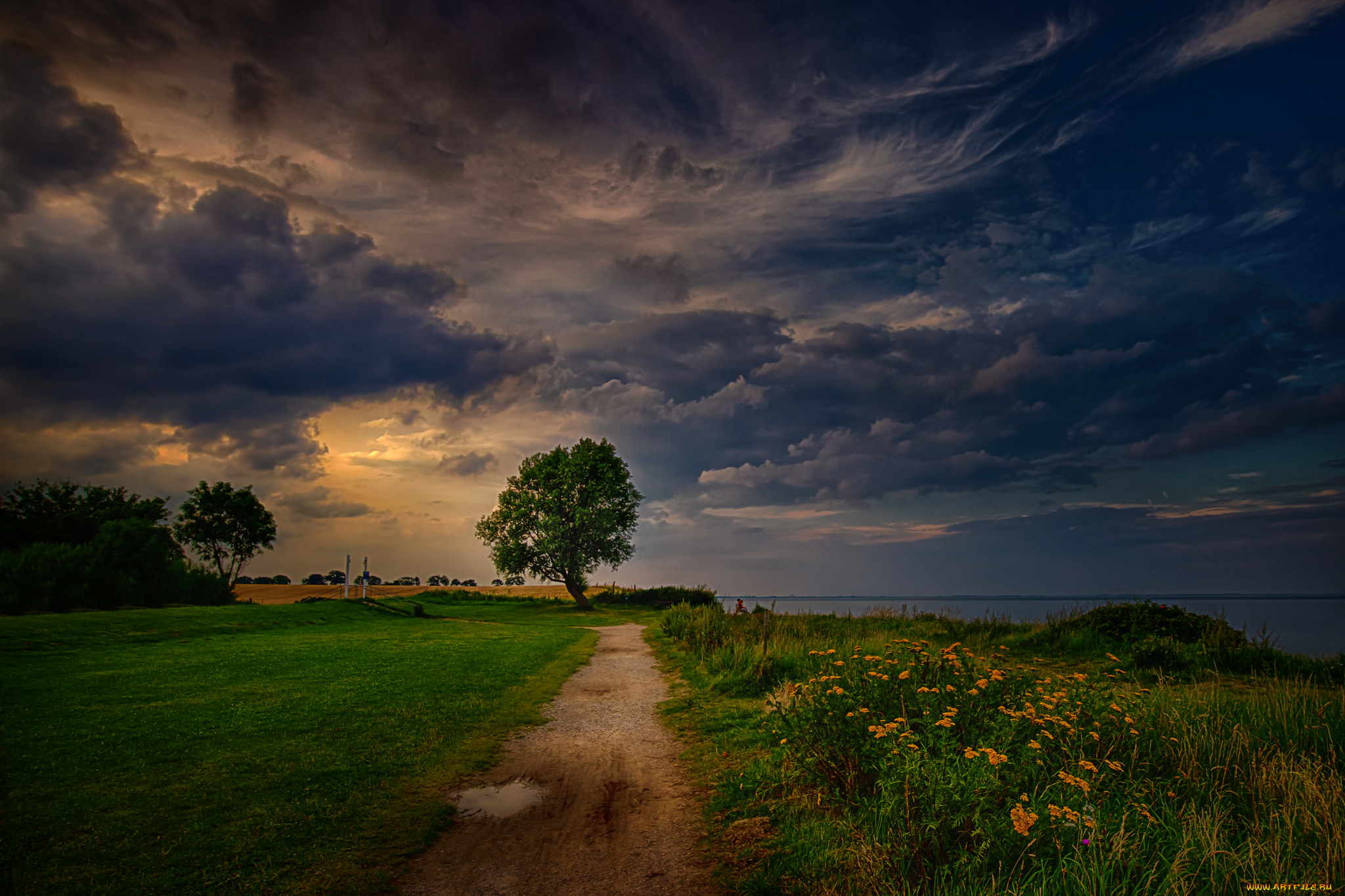 природа, дороги, тракт