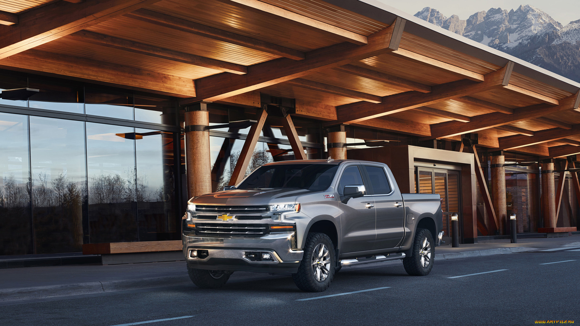 chevrolet, silverado, 2019, автомобили, chevrolet, silverado, 2019, серый