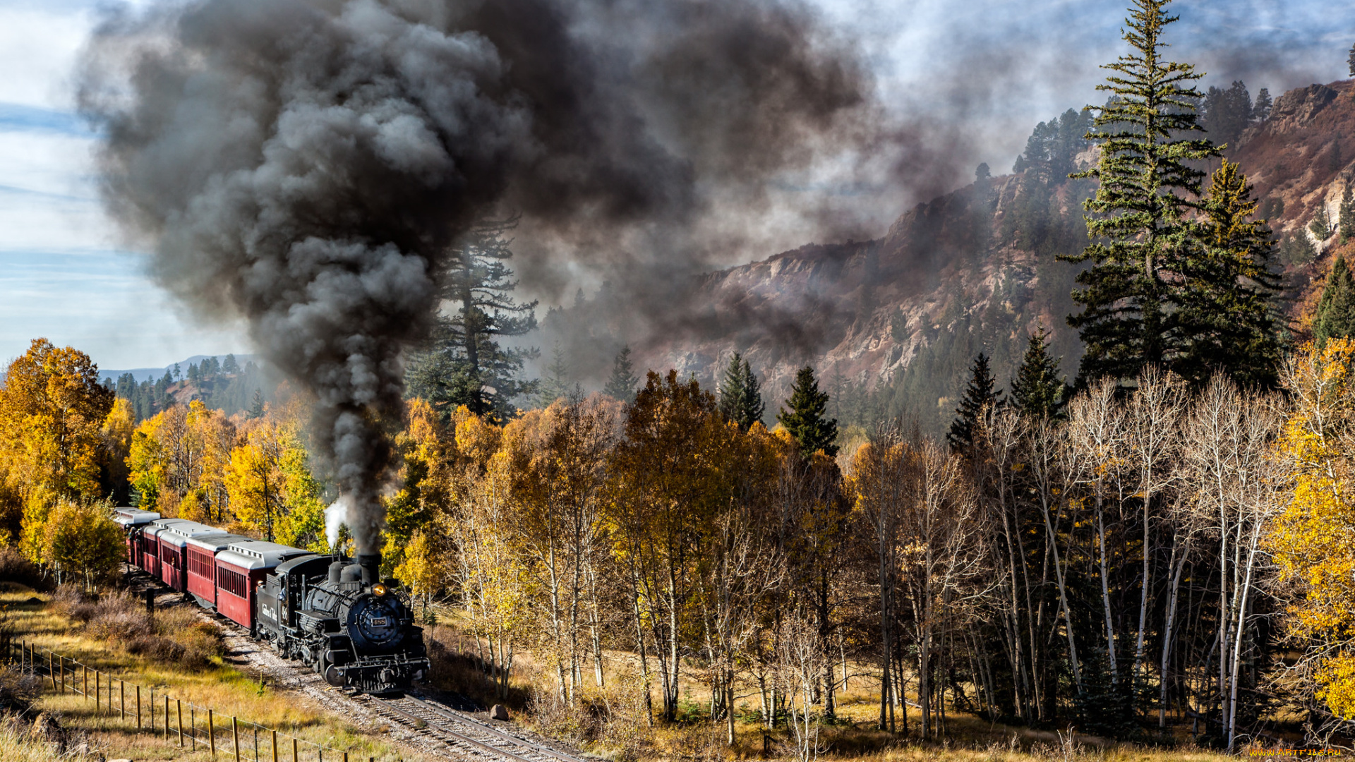 техника, паровозы, паровоз, рельсы