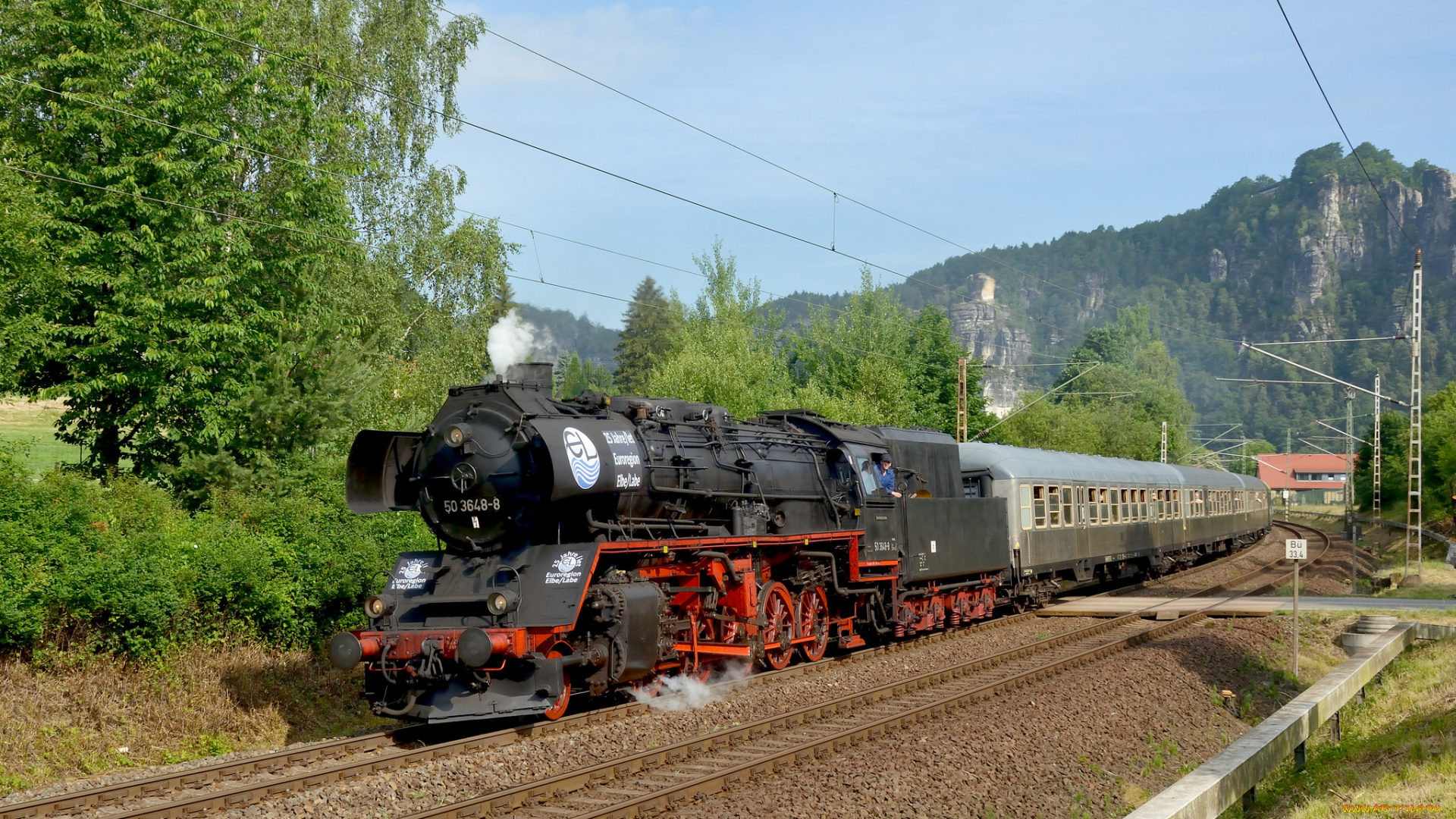 техника, паровозы, паровоз, рельсы