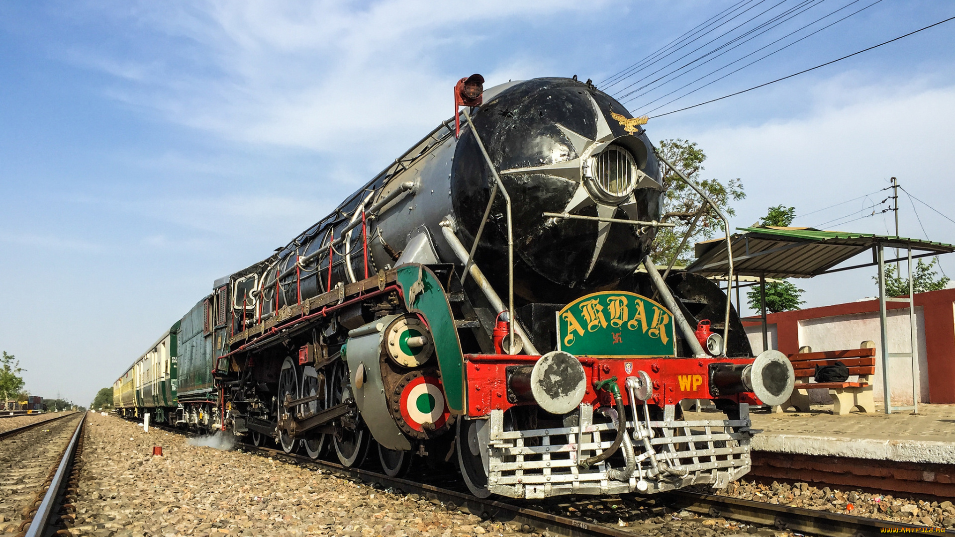 техника, паровозы, паровоз, рельсы