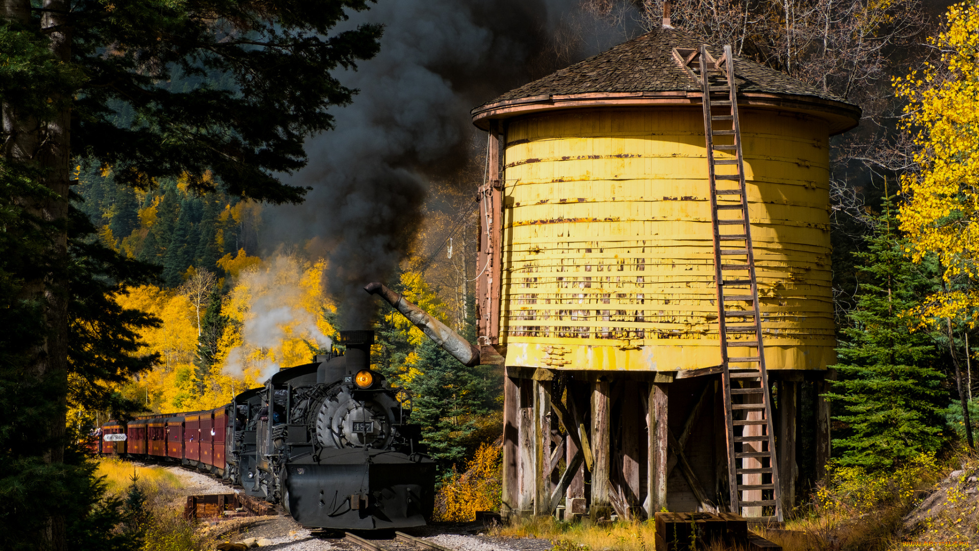 техника, паровозы, паровоз, рельсы