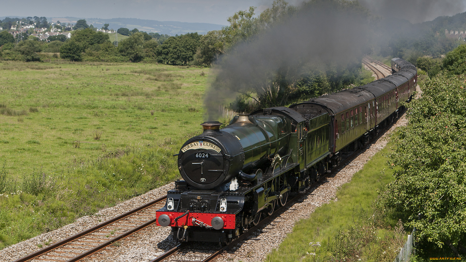 техника, паровозы, паровоз, рельсы