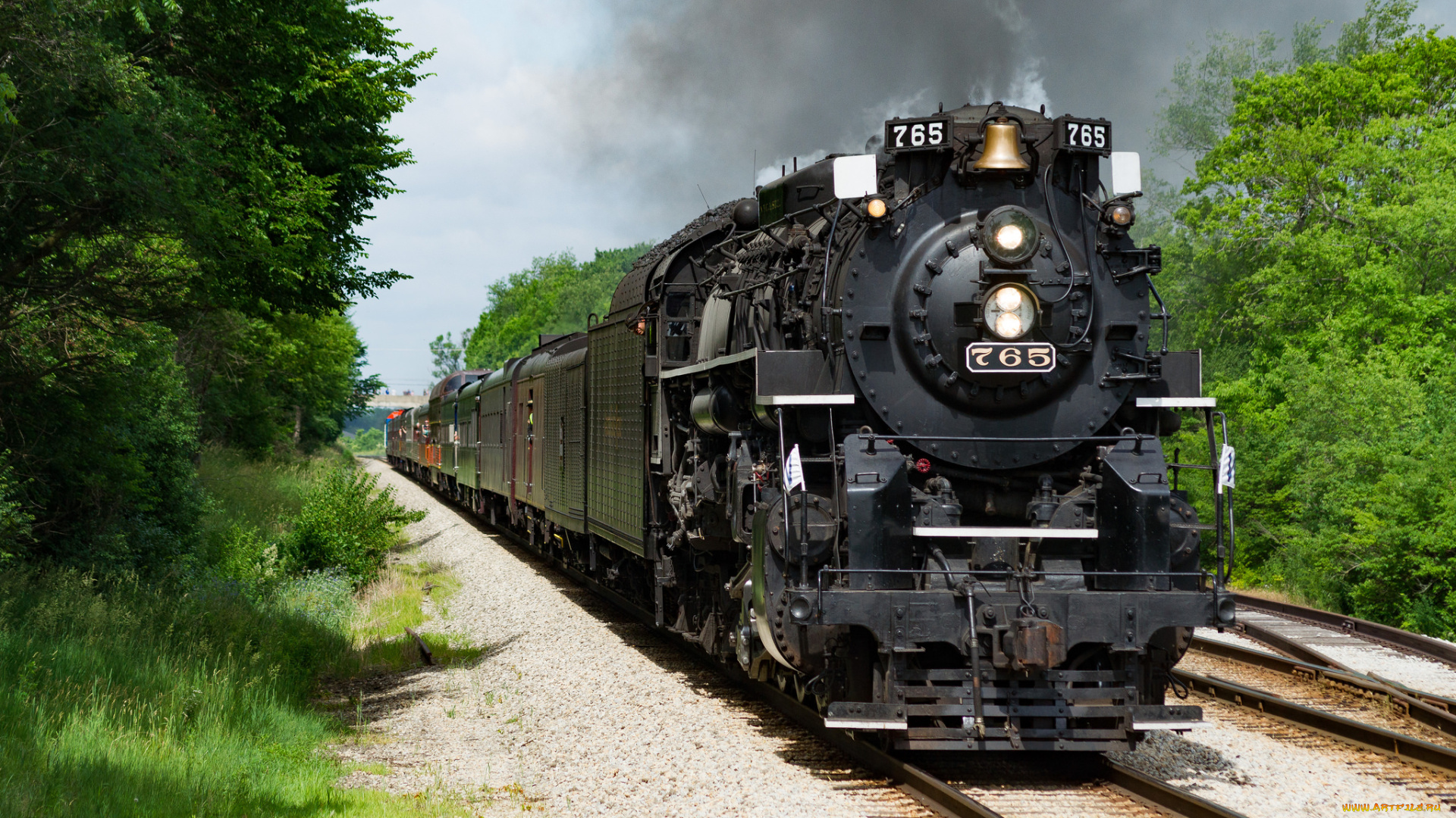 техника, паровозы, паровоз, рельсы