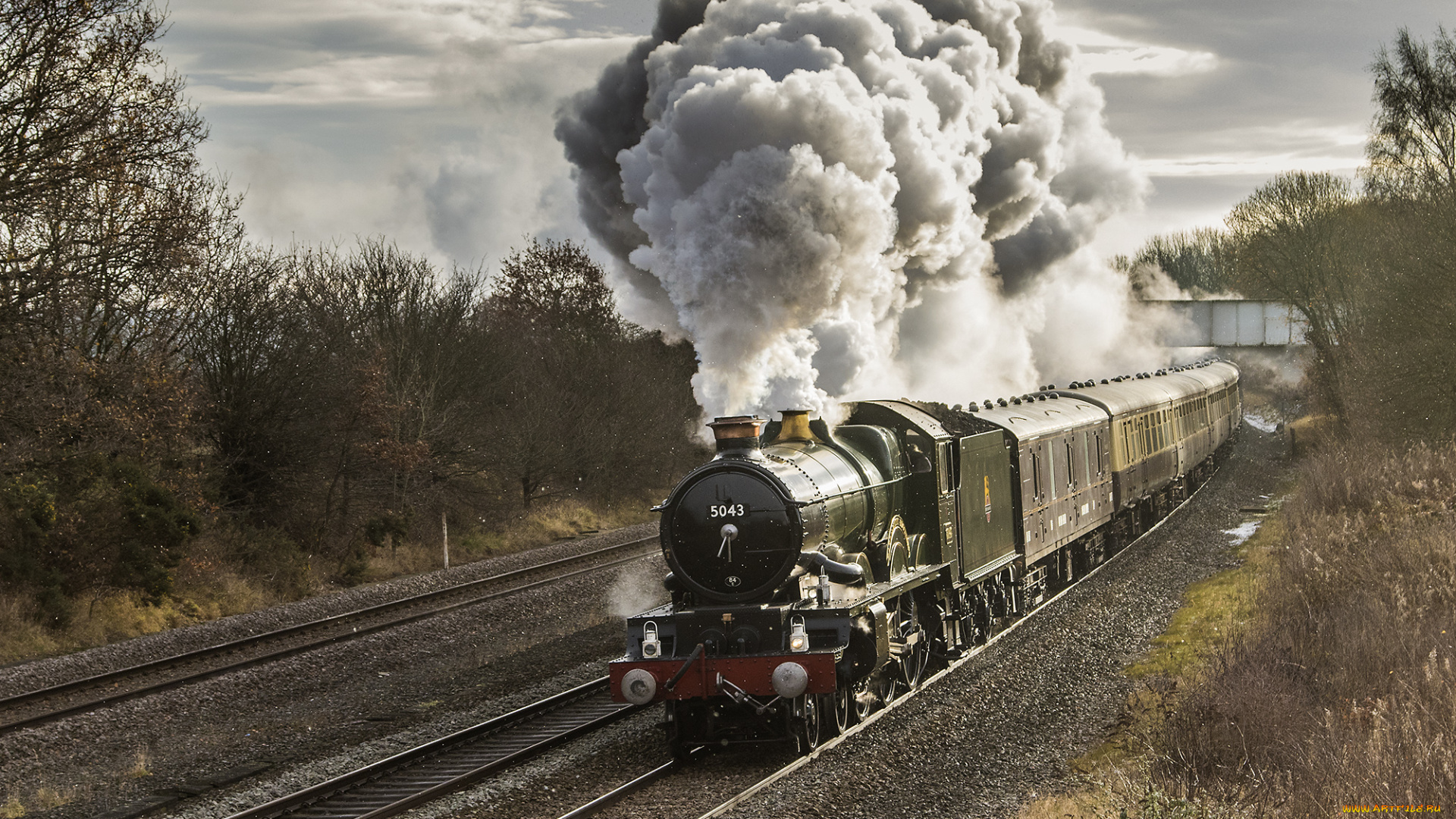 техника, паровозы, рельсы, паровоз