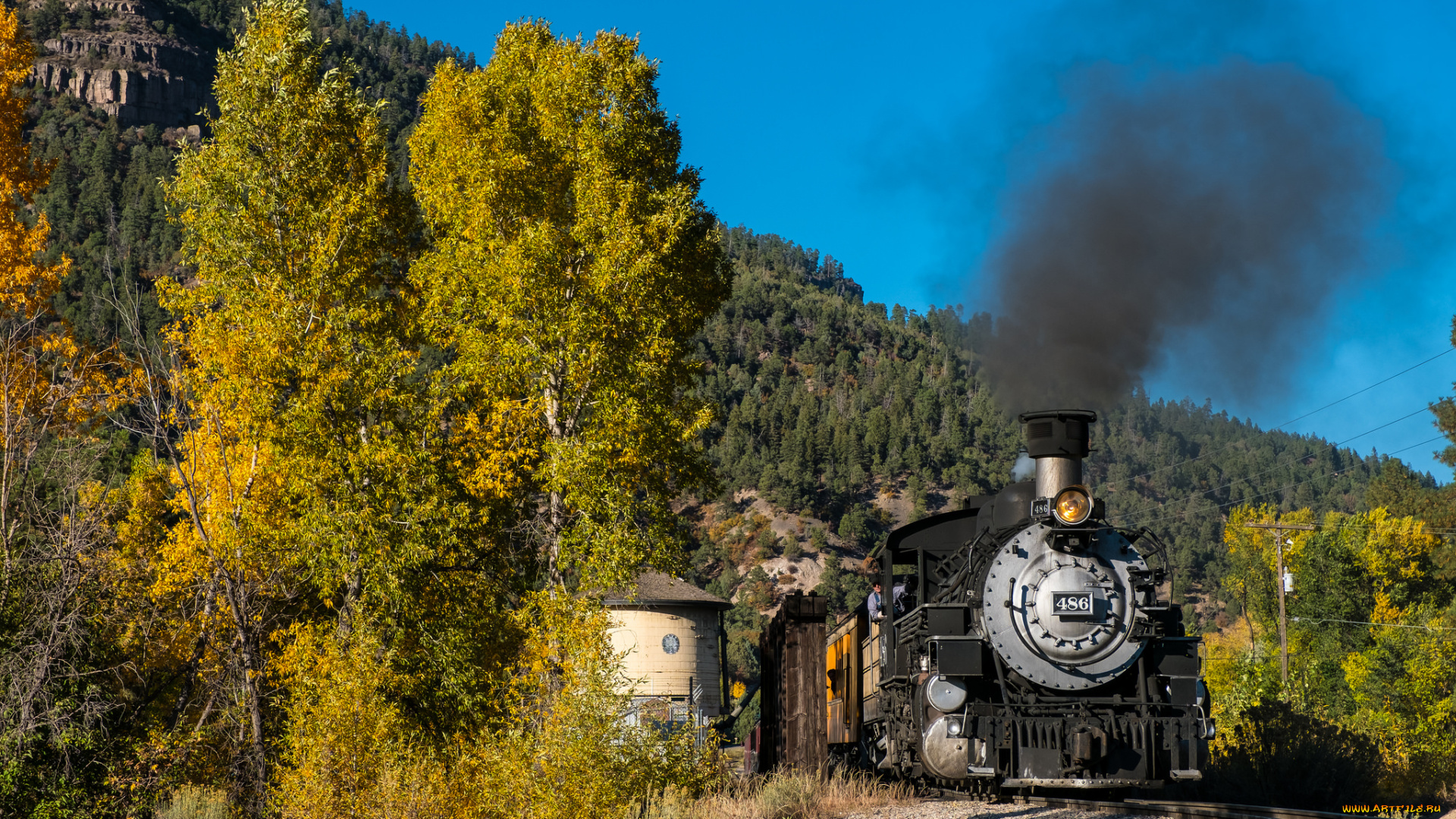 техника, паровозы, рельсы, паровоз