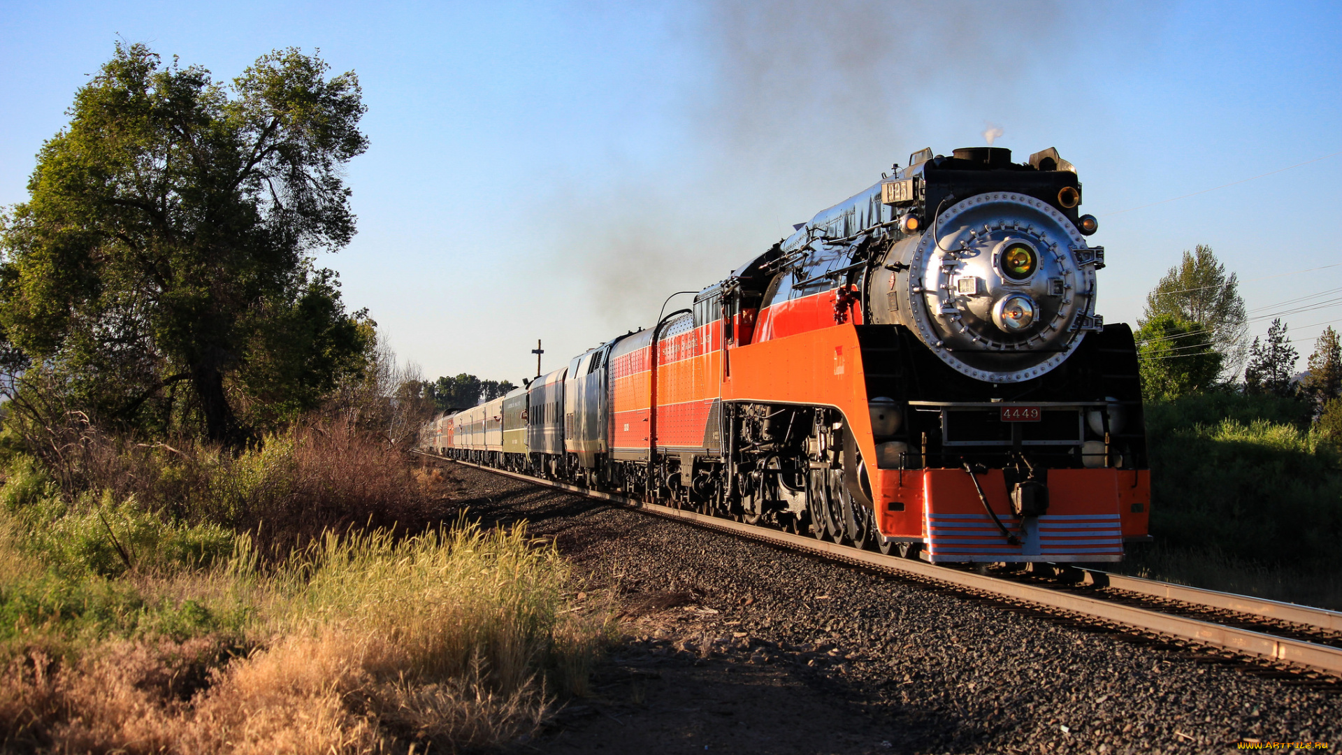 техника, паровозы, рельсы, паровоз