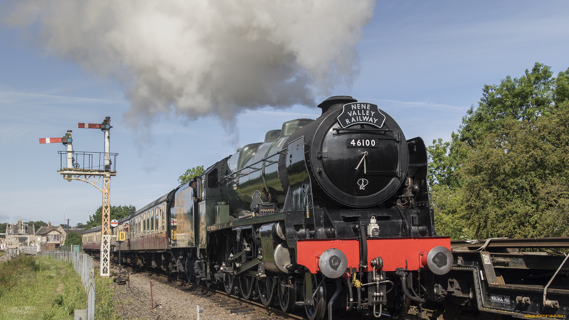 техника, паровозы, рельсы, паровоз