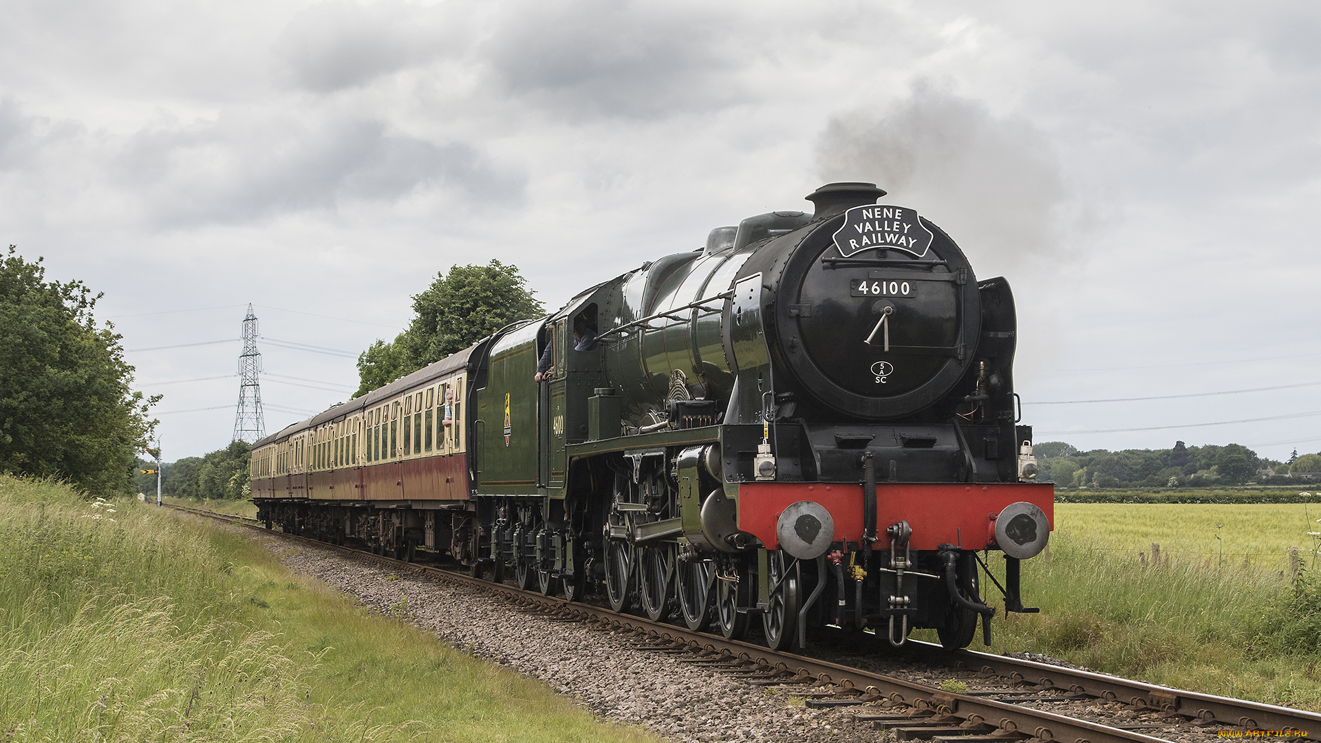 техника, паровозы, рельсы, паровоз