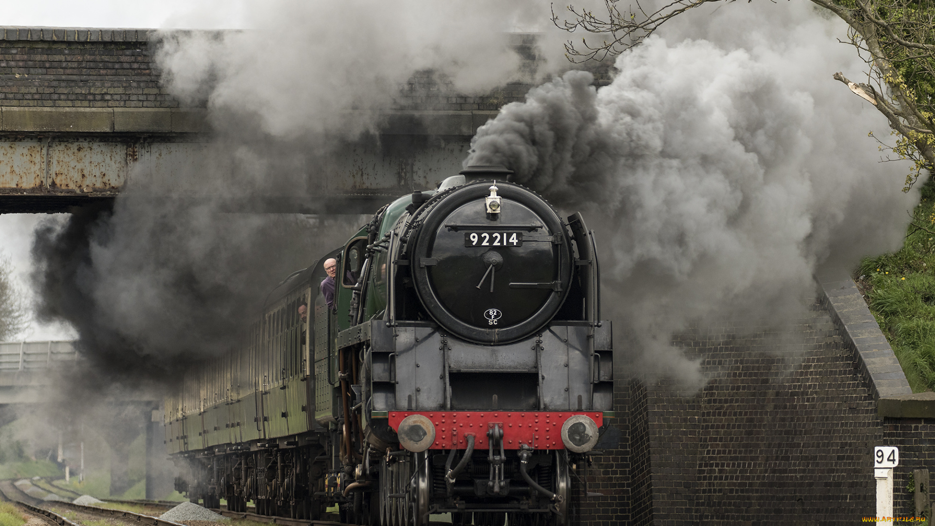 техника, паровозы, рельсы, паровоз