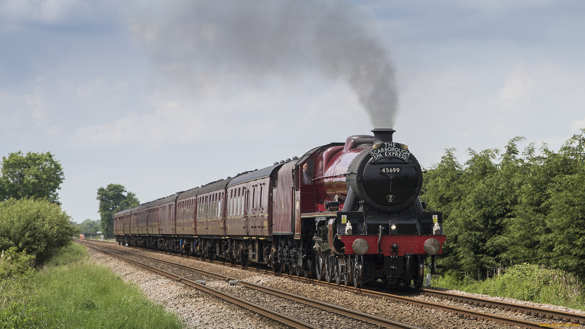 техника, паровозы, рельсы, паровоз