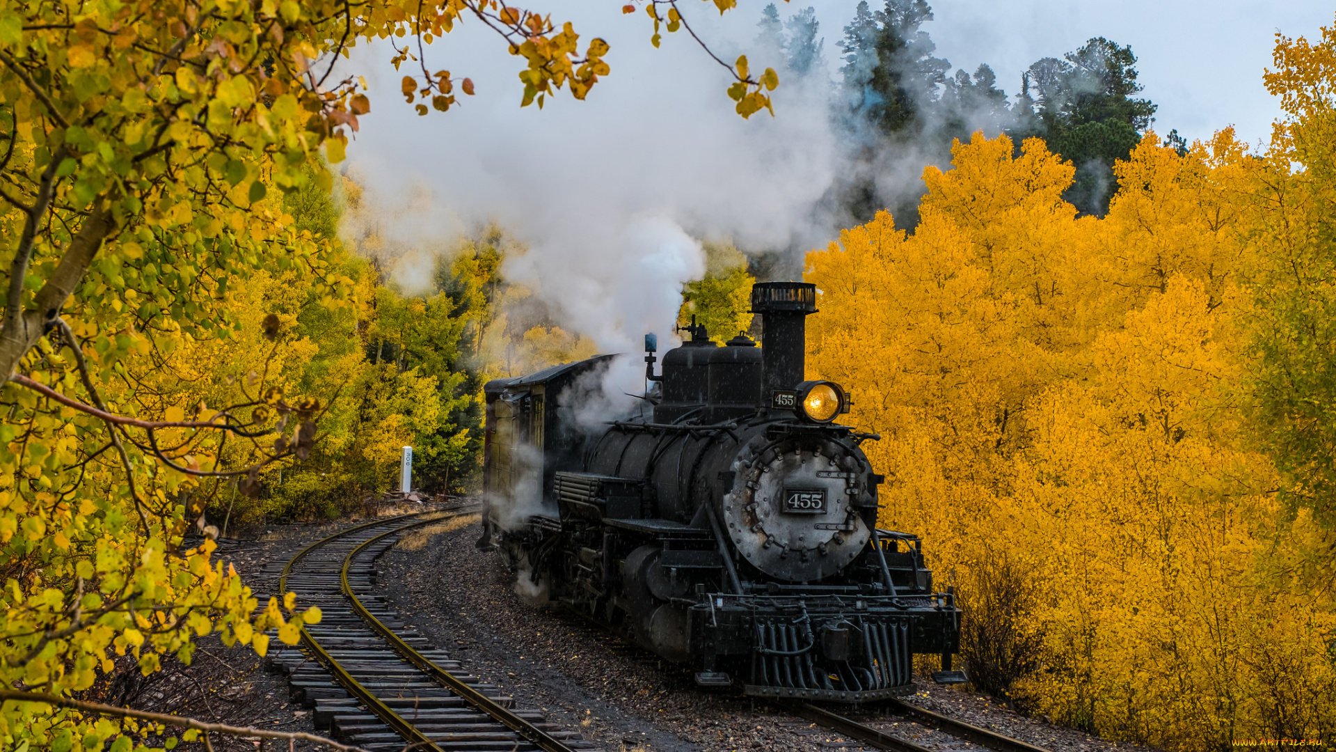 техника, паровозы, рельсы, паровоз