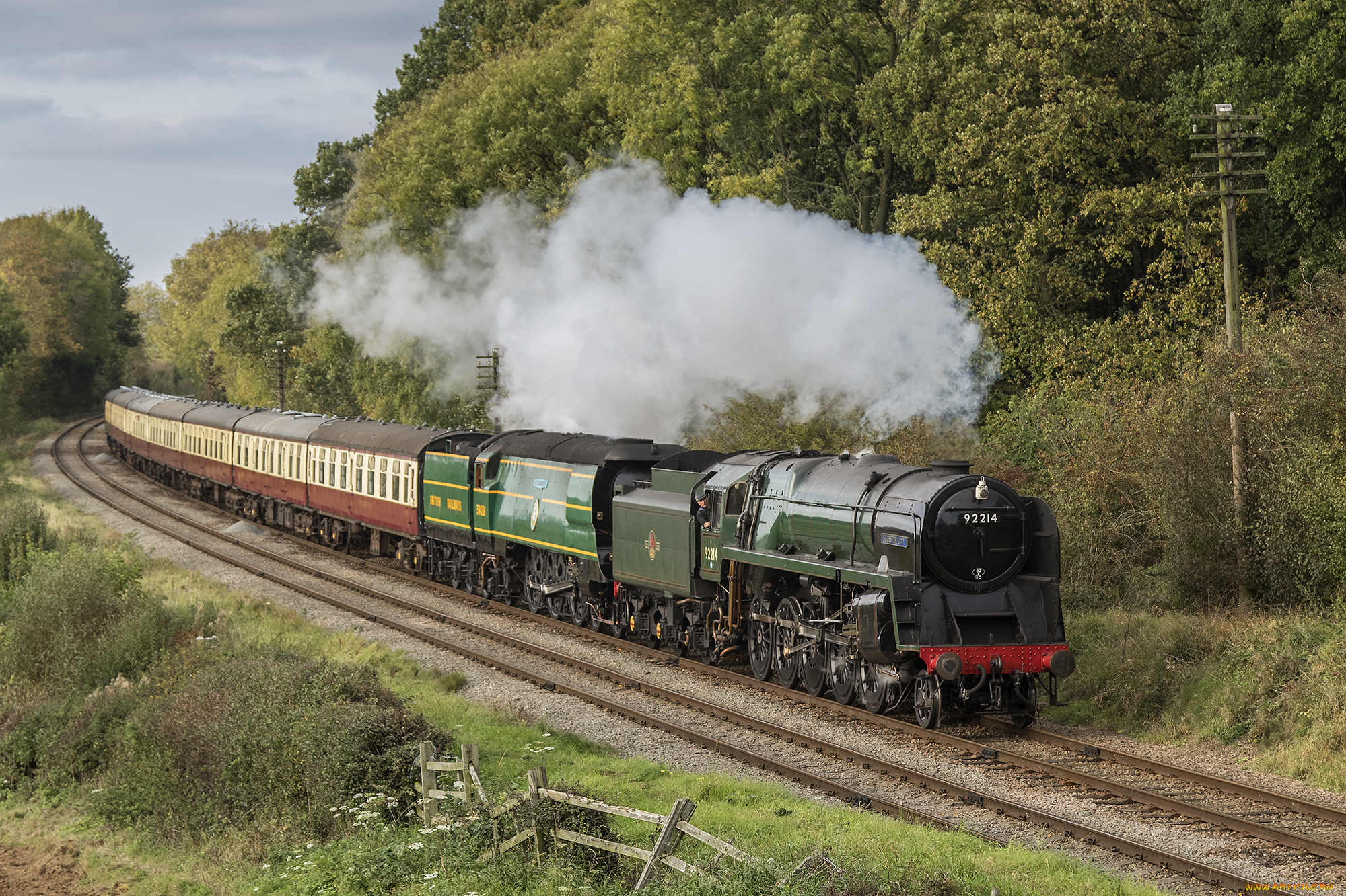 техника, паровозы, паровоз, рельсы