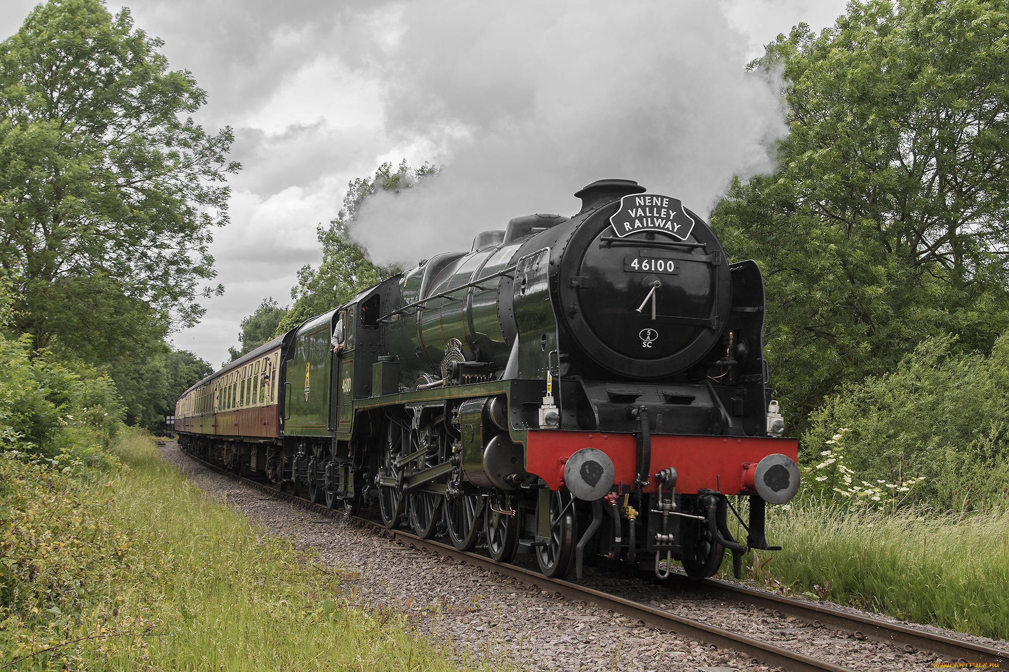 техника, паровозы, паровоз, рельсы