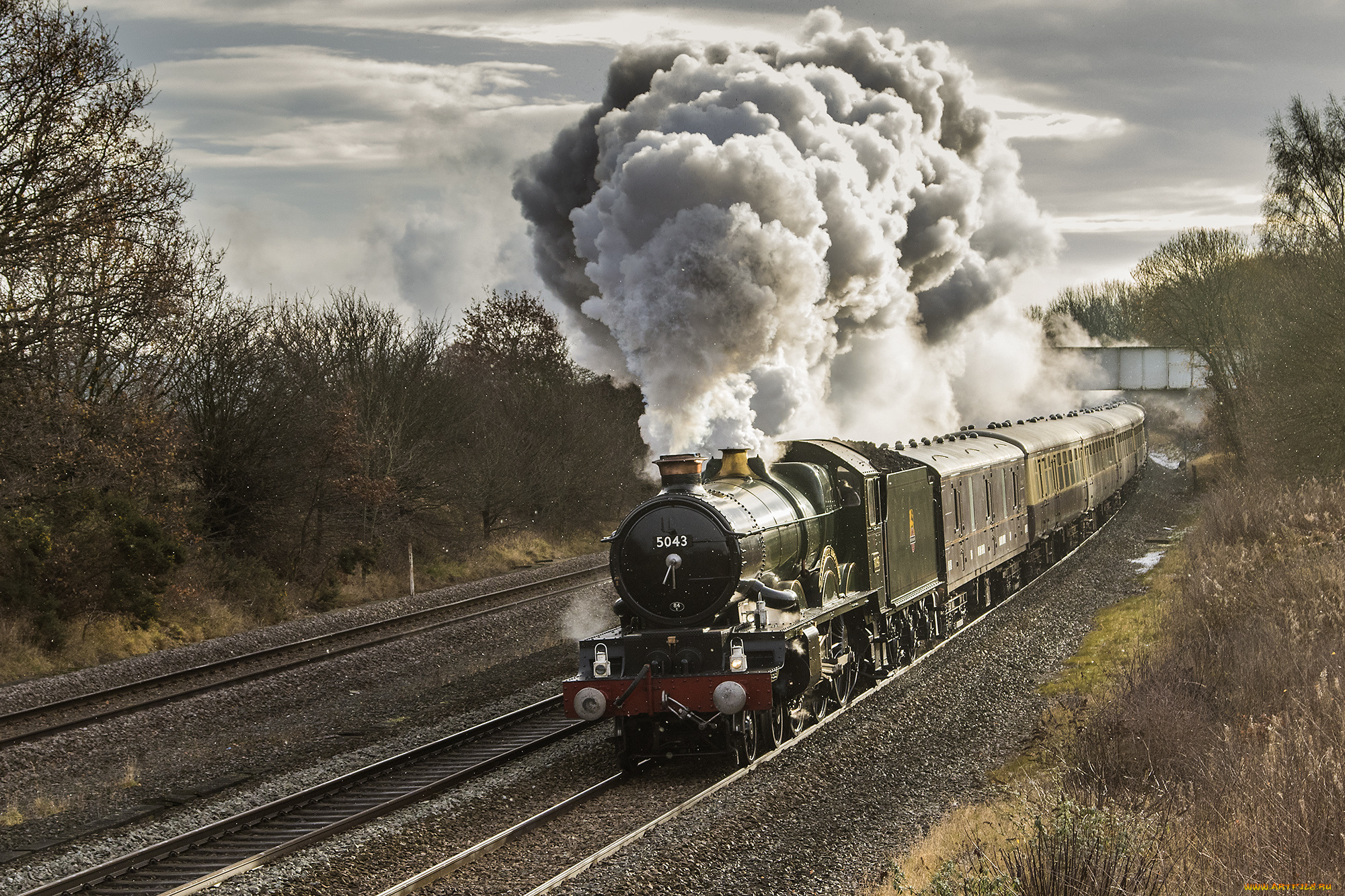 техника, паровозы, рельсы, паровоз