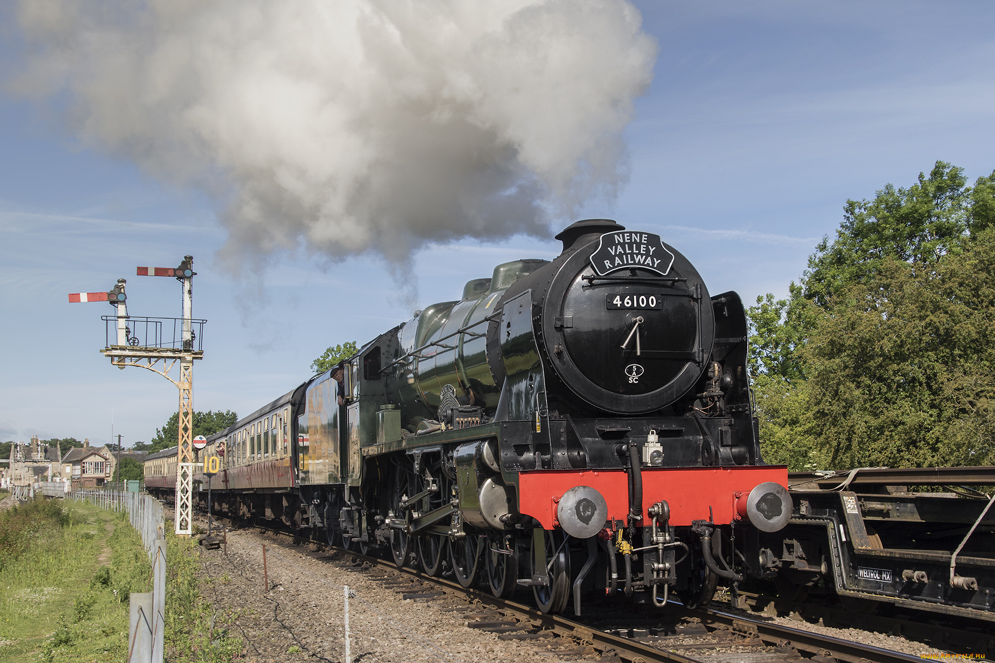 техника, паровозы, рельсы, паровоз