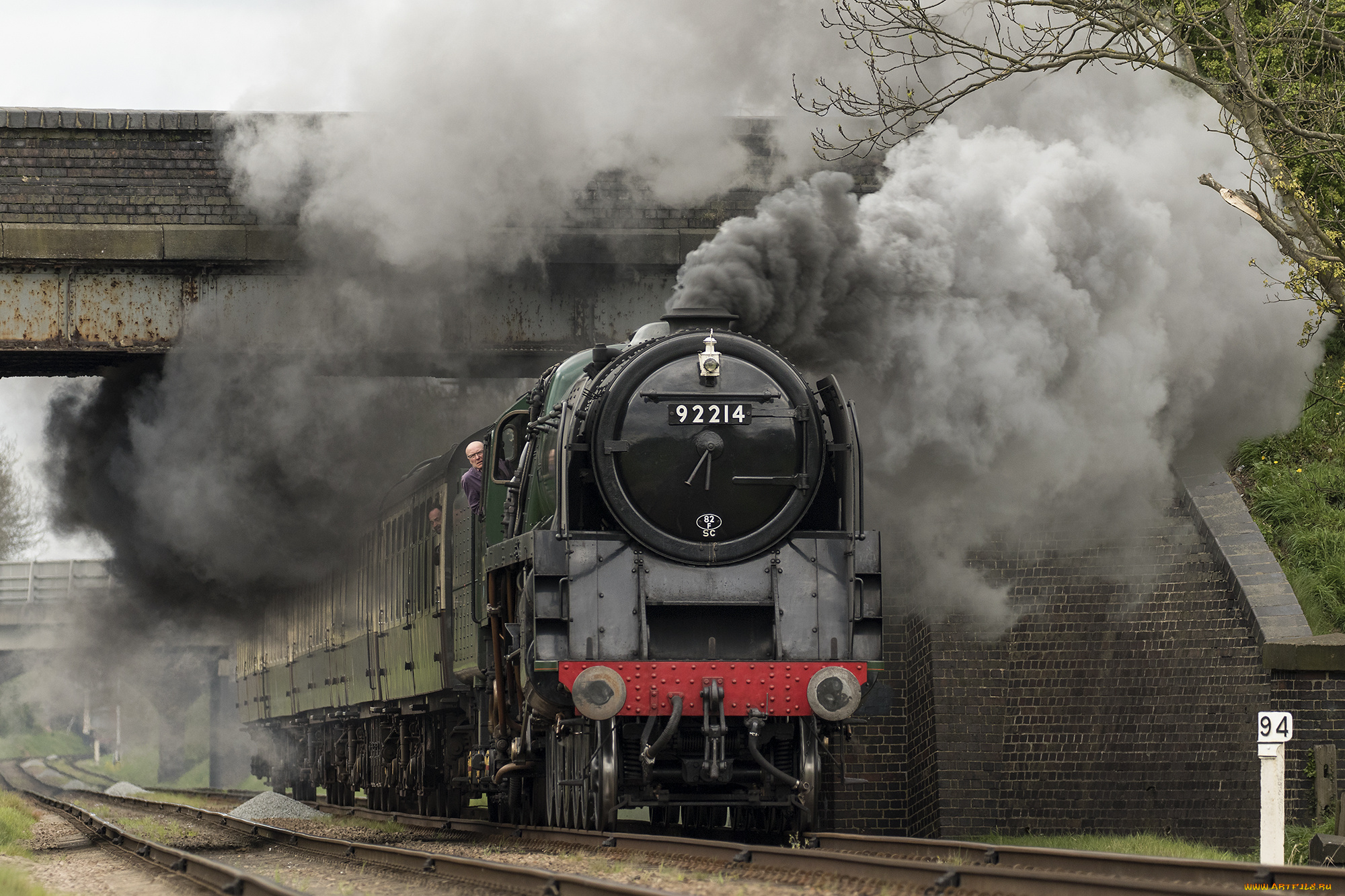 техника, паровозы, рельсы, паровоз