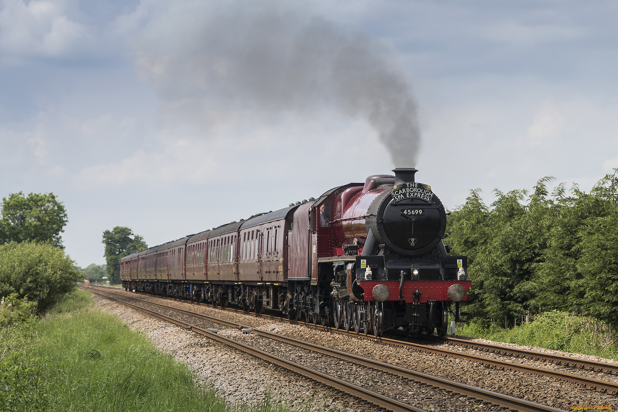 техника, паровозы, рельсы, паровоз