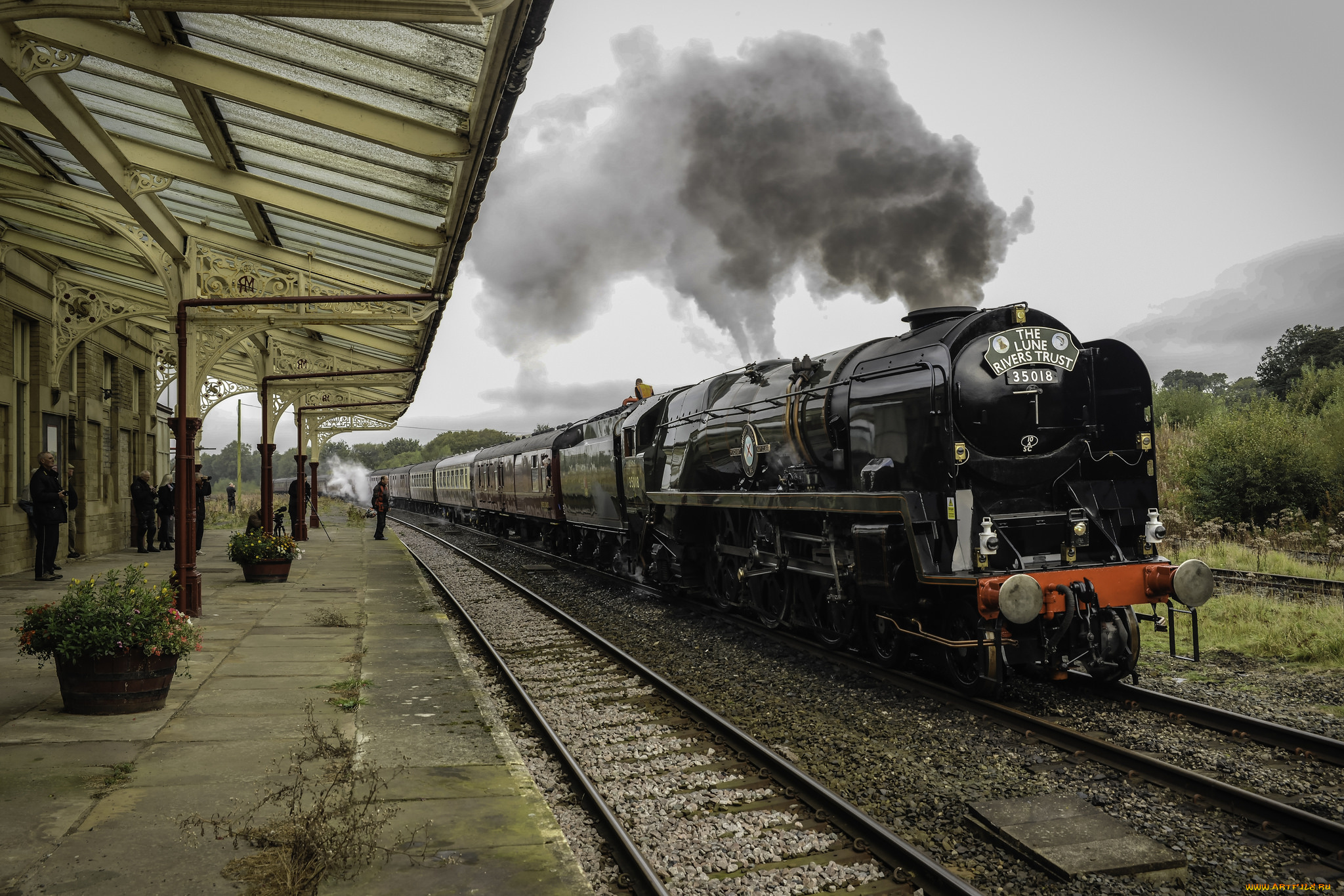 техника, паровозы, паровоз, рельсы