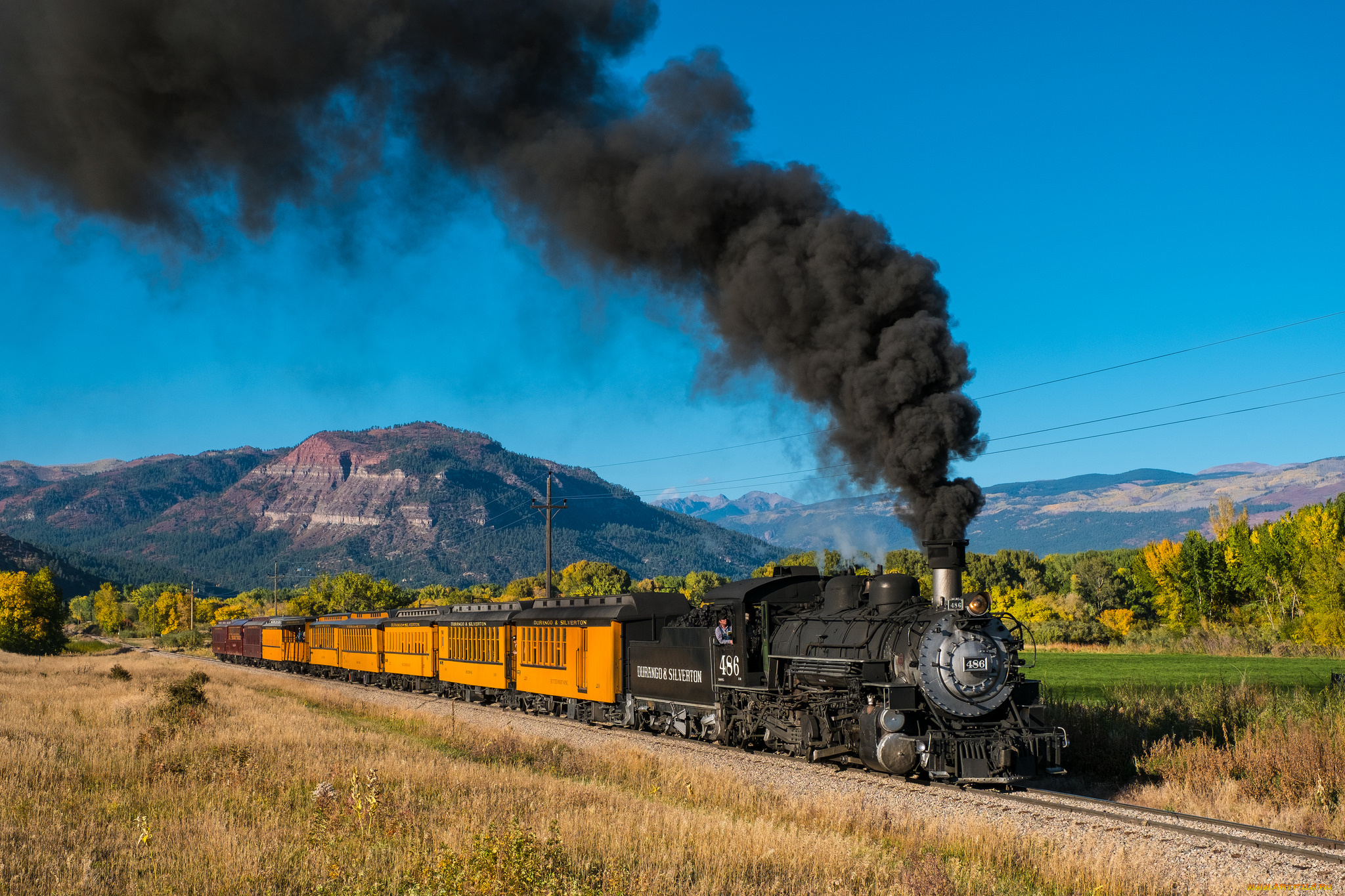 техника, паровозы, паровоз, рельсы