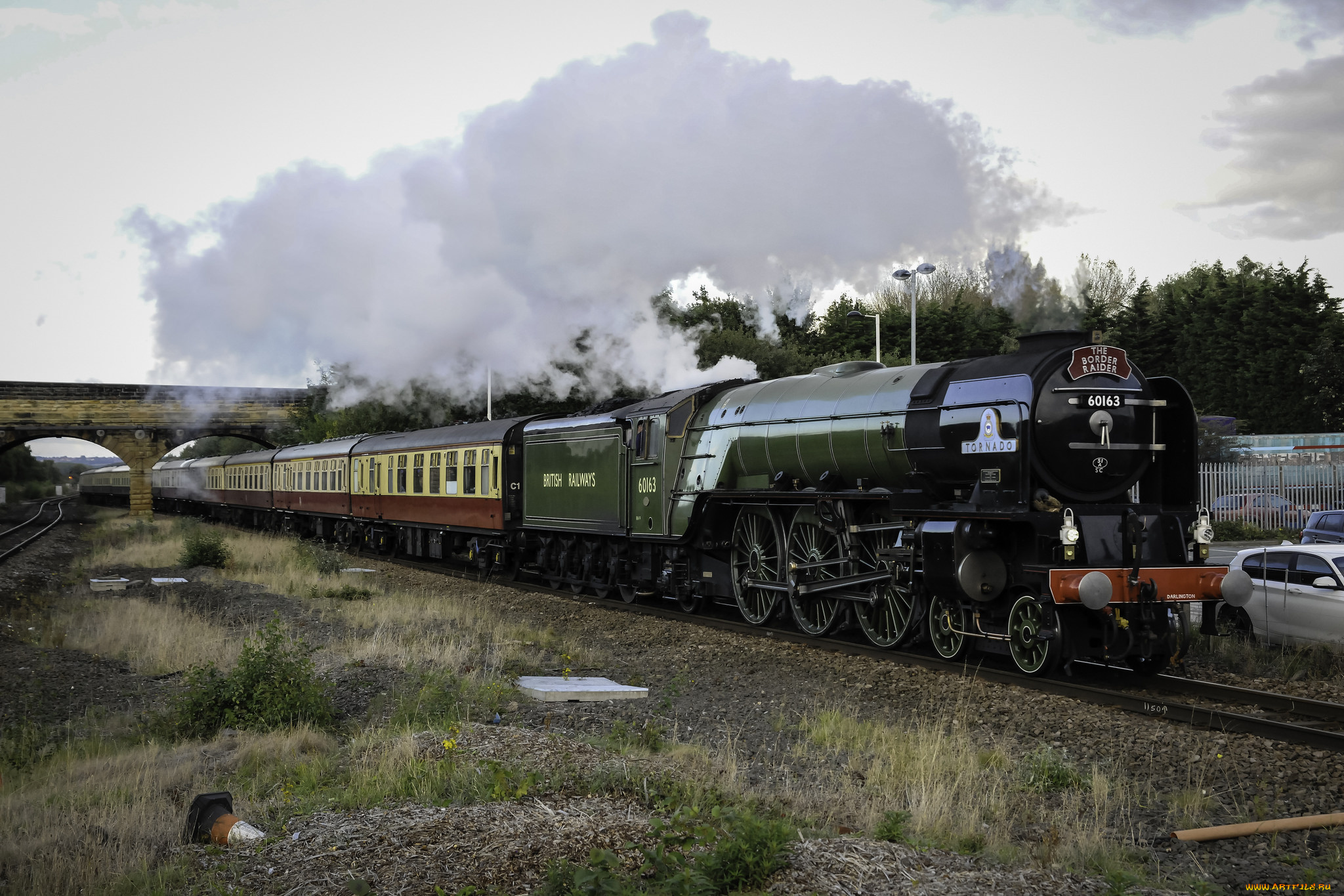 техника, паровозы, паровоз, рельсы