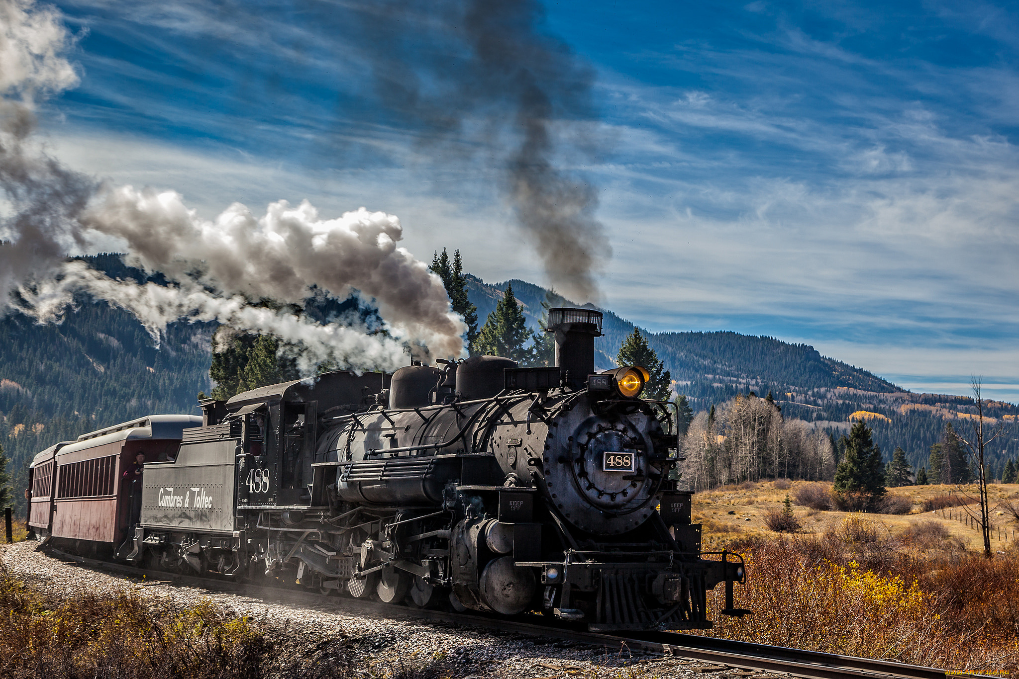 техника, паровозы, рельсы, паровоз
