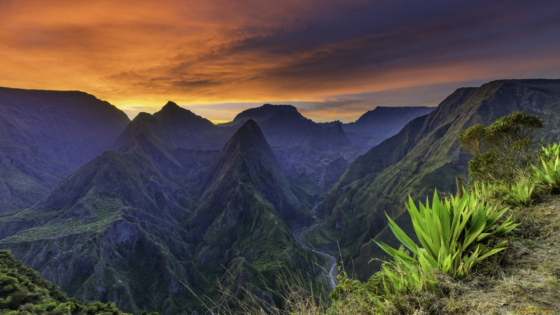 природа, горы, простор