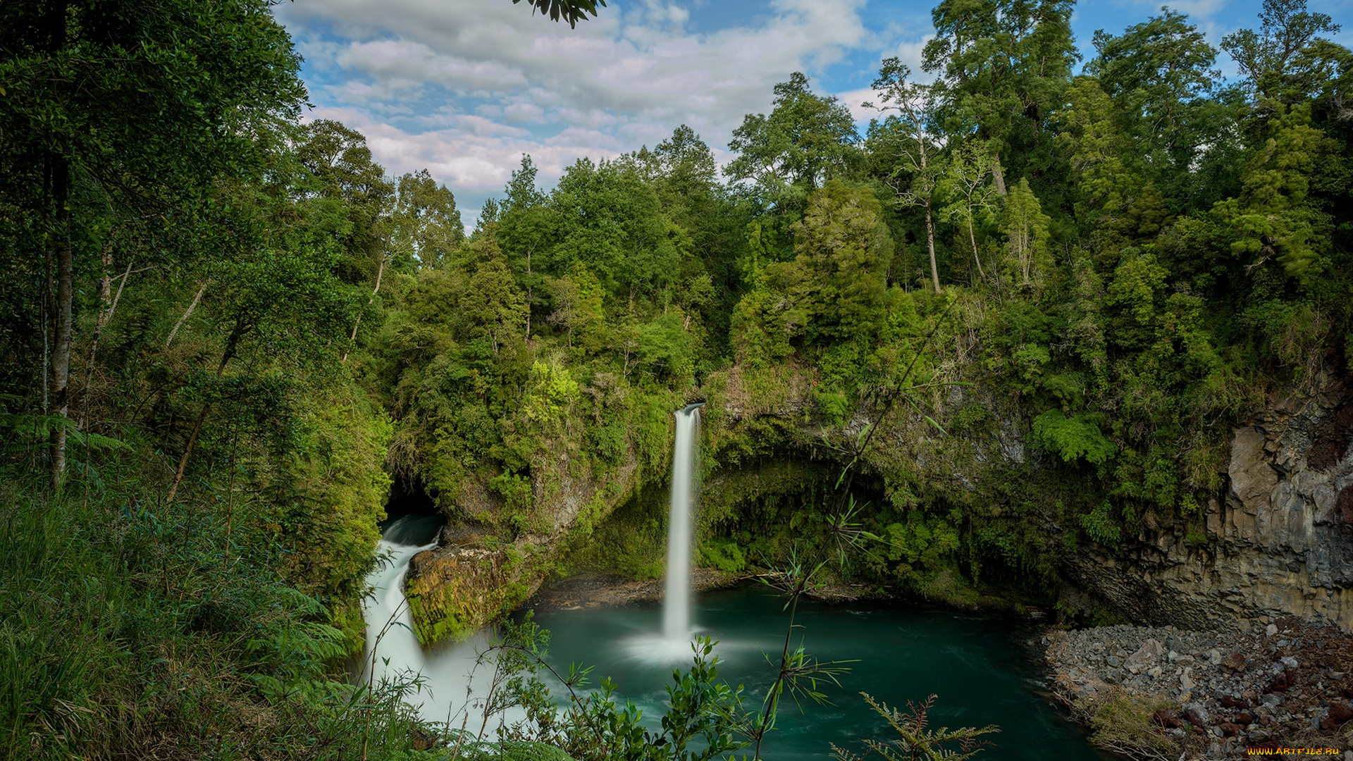 природа, водопады, простор
