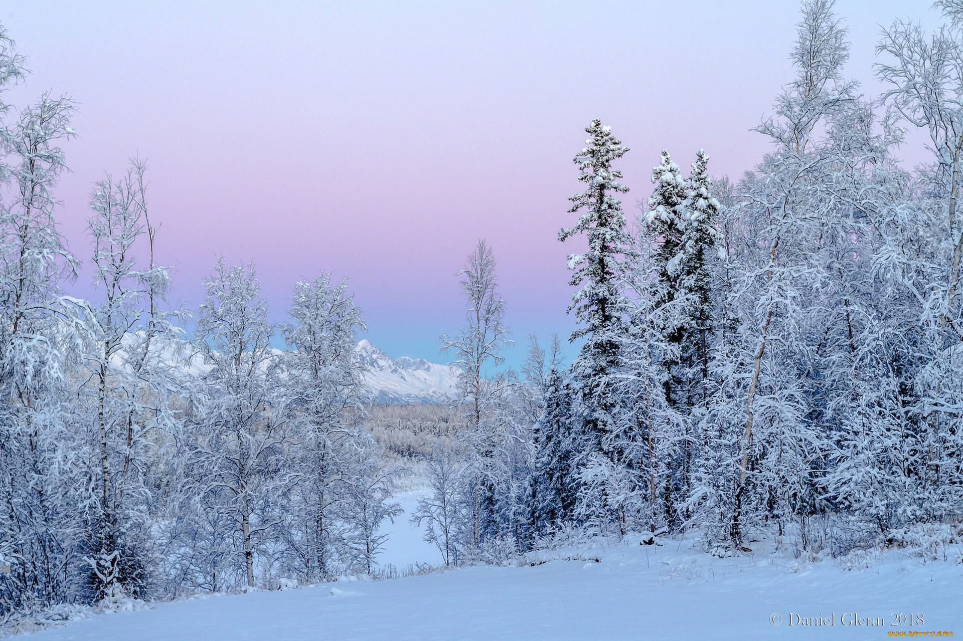 природа, зима, простор