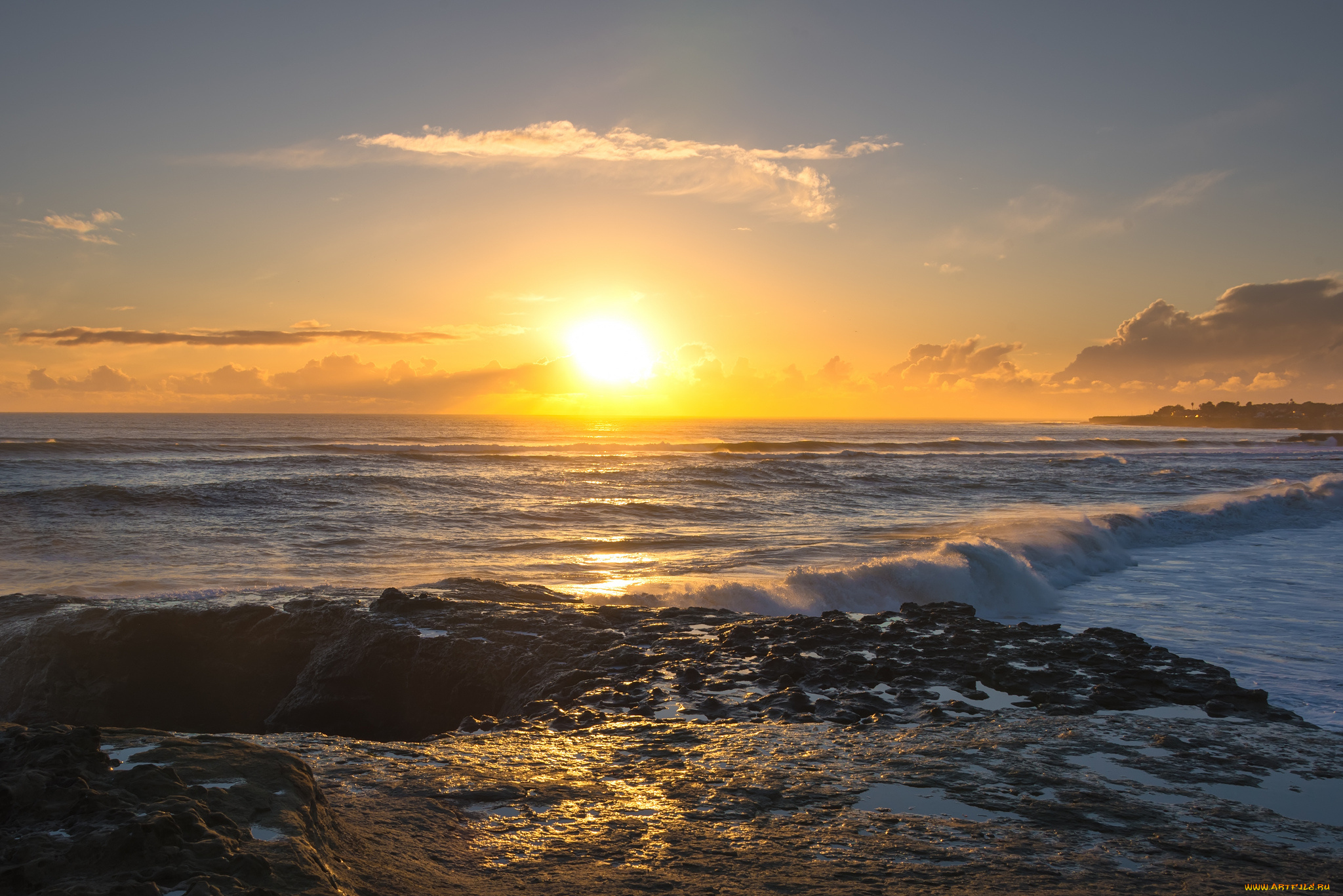 природа, восходы, закаты, простор