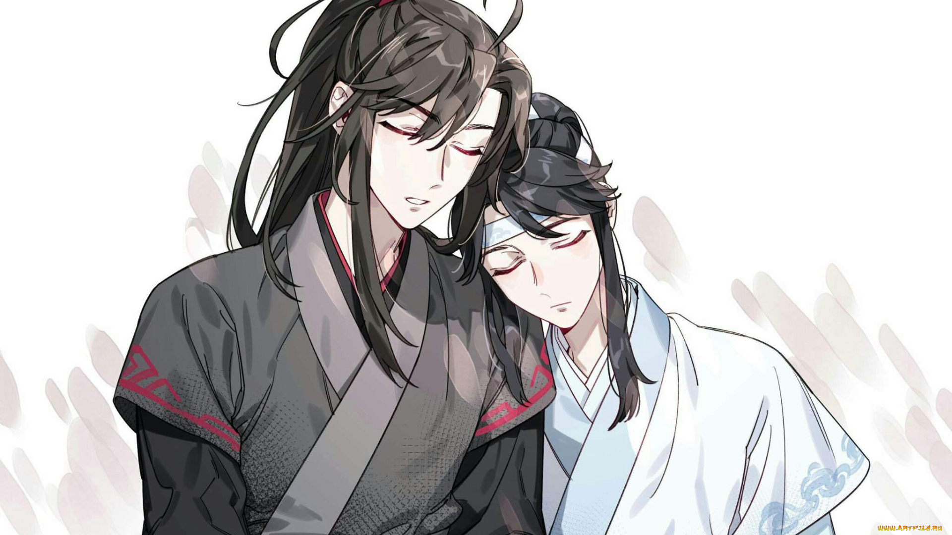 аниме, mo, dao, zu, shi, персонажи, нежность